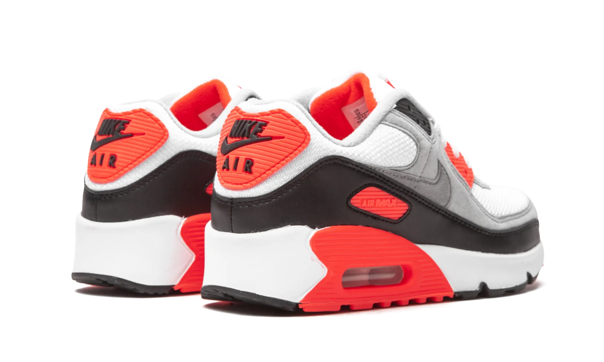 Air Max 90 GS "Infrared 2020" padded tongue running shoes Breathable Construction