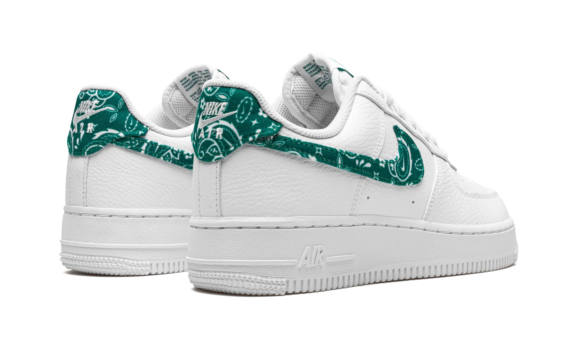 Effortless Style Pavement Walk AIR FORCE 1 LO '07 ESSEN MNS WMNS "Green Paisley"