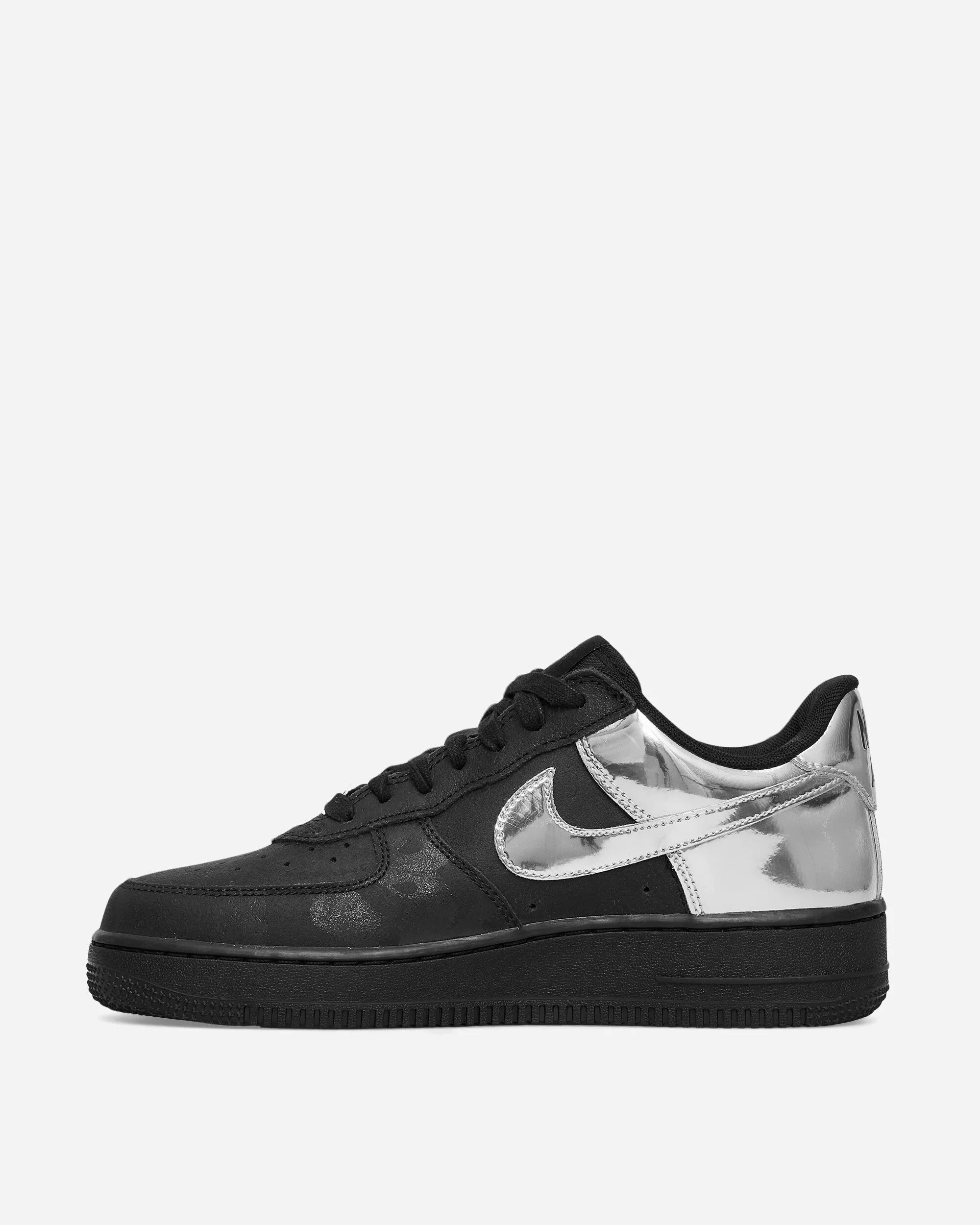 Sculpted durability Streamlined Air Force 1 Low Sneakers Black / Metallic Silver