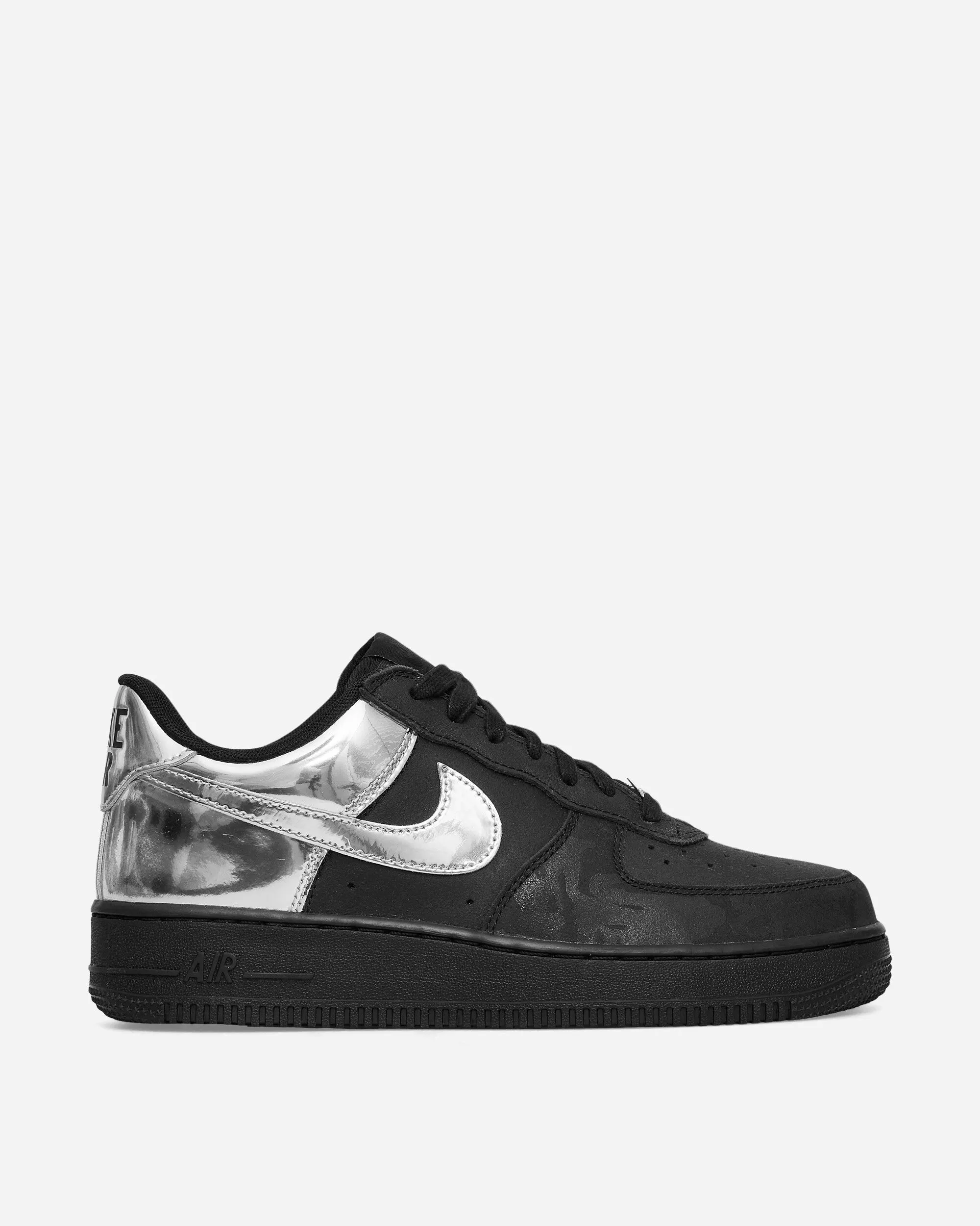 Vegan Material Move Freely Air Force 1 Low Sneakers Black / Metallic Silver