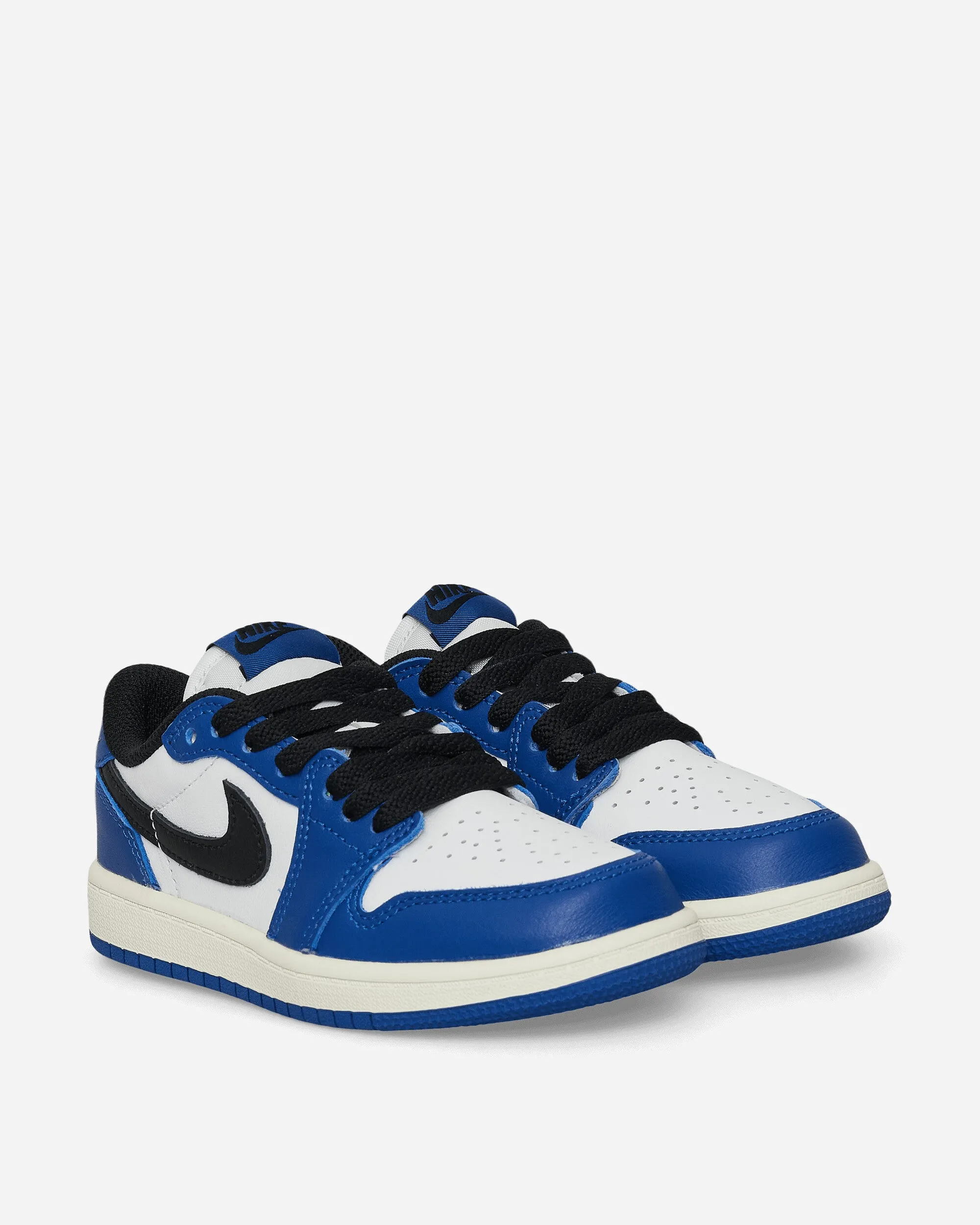 Slip On Design Non Slip Sole Air Jordan 1 Low (PS) Sneakers Game Royal / White / Black