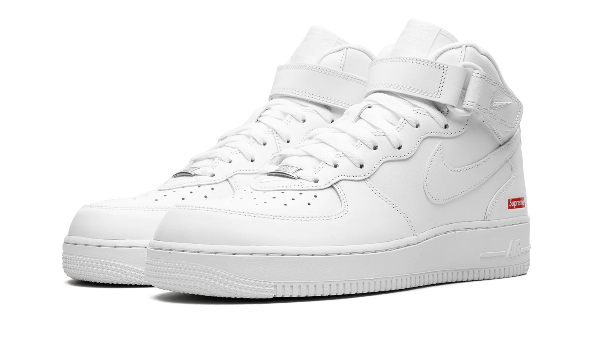 Seamless grip Air Force 1 Mid "Supreme - Mini Box Logo White"