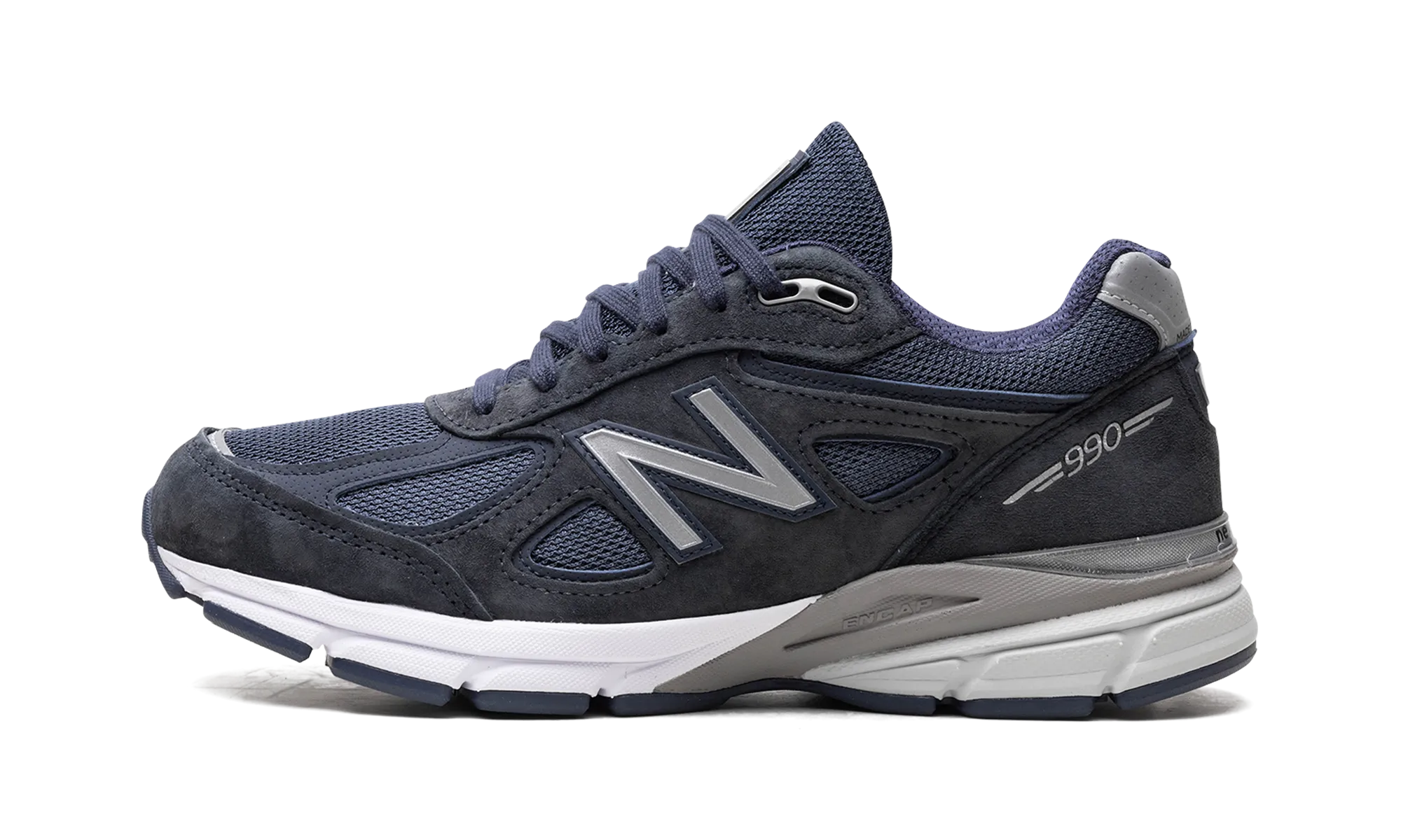 Sprinting Shoes moisture - wicking tops 990v4 "Made in USA - Navy"