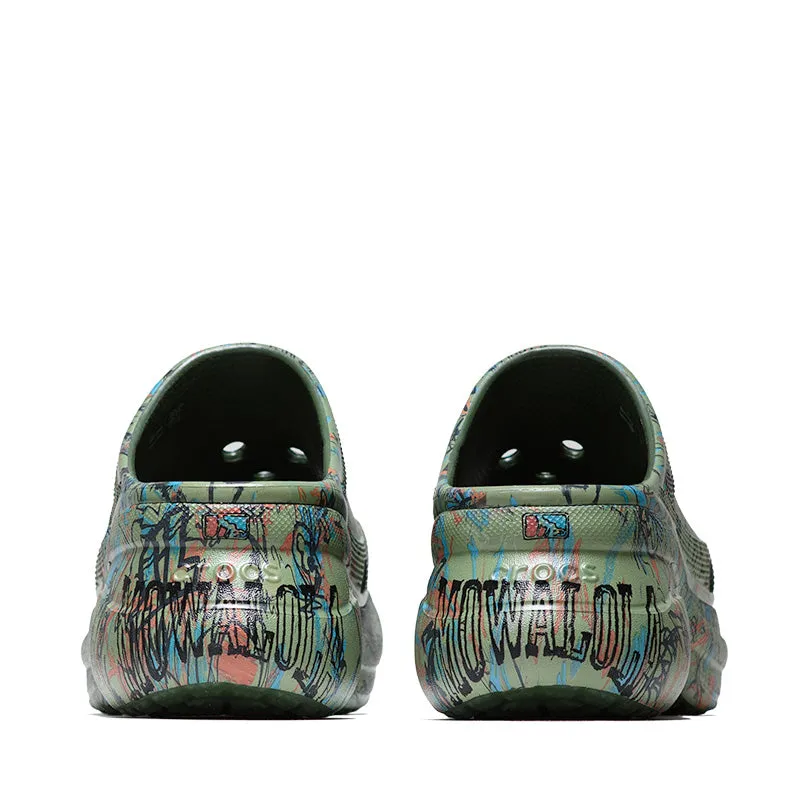 clean design Mowalola x Crocs Bae - Forest