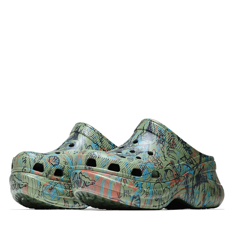 Sunny Mood Mowalola x Crocs Bae - Forest