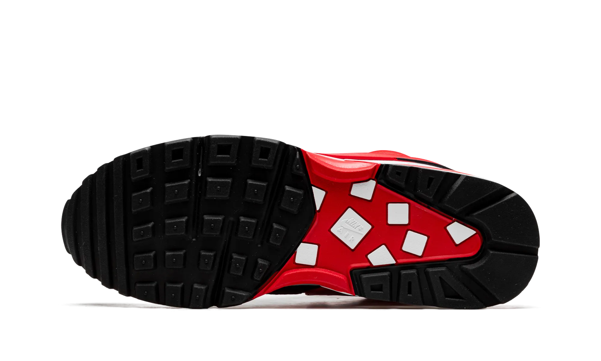 no - tie running shoes Multi   Directional Tread Air Max BW OG "Sport Red"