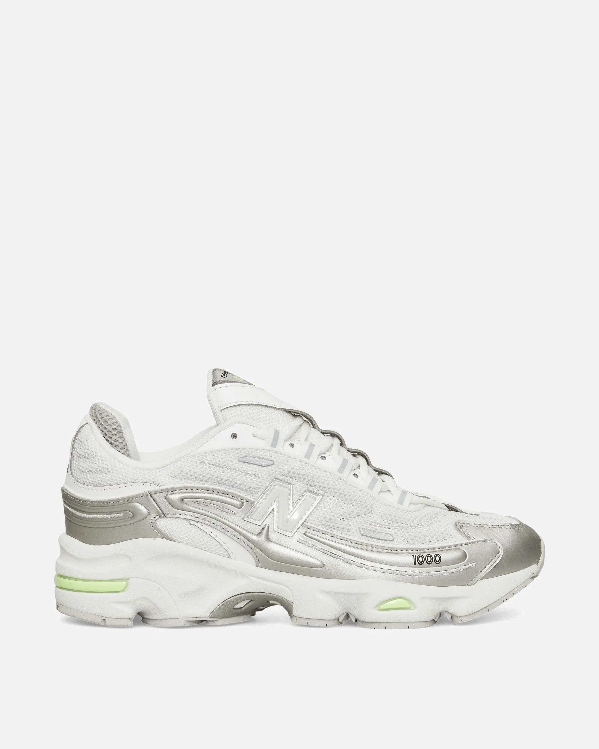 1000 Sneakers Silver / White Fashion Appeal