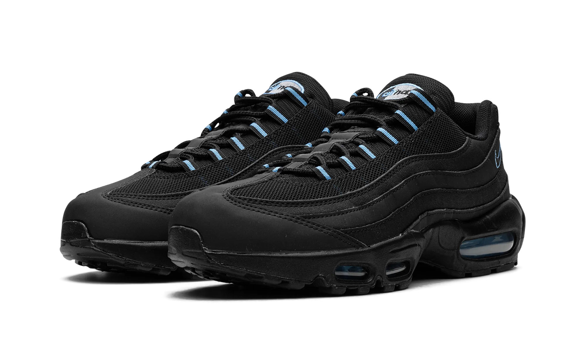 Custom traction - enhanced shoe features Air Max 95 "Black/University Blue"