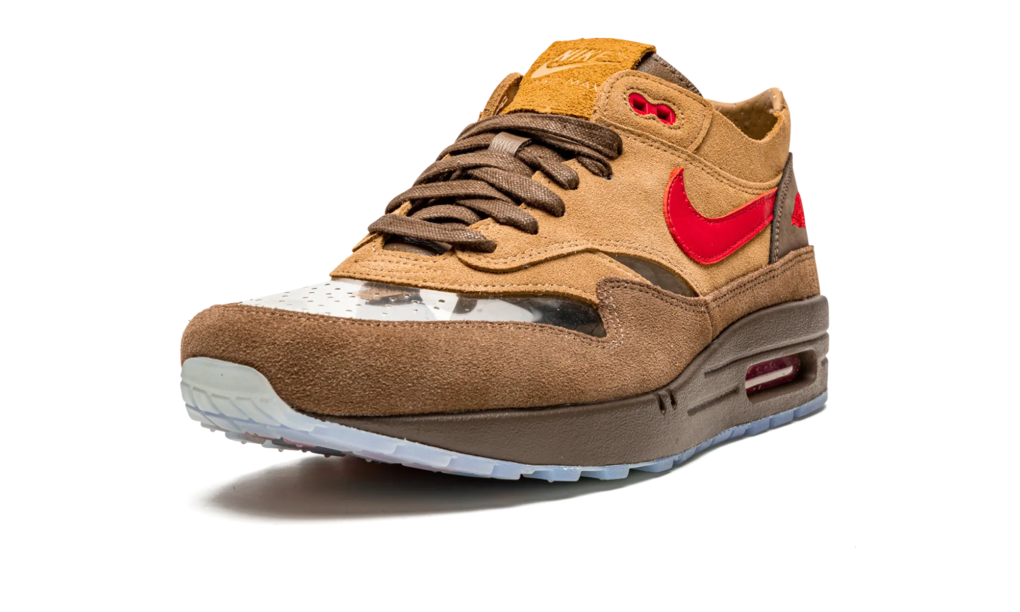 treadmill - friendly running shoes cross - country meet running wear Air Max 1 "Clot - Kiss of Death CHA"