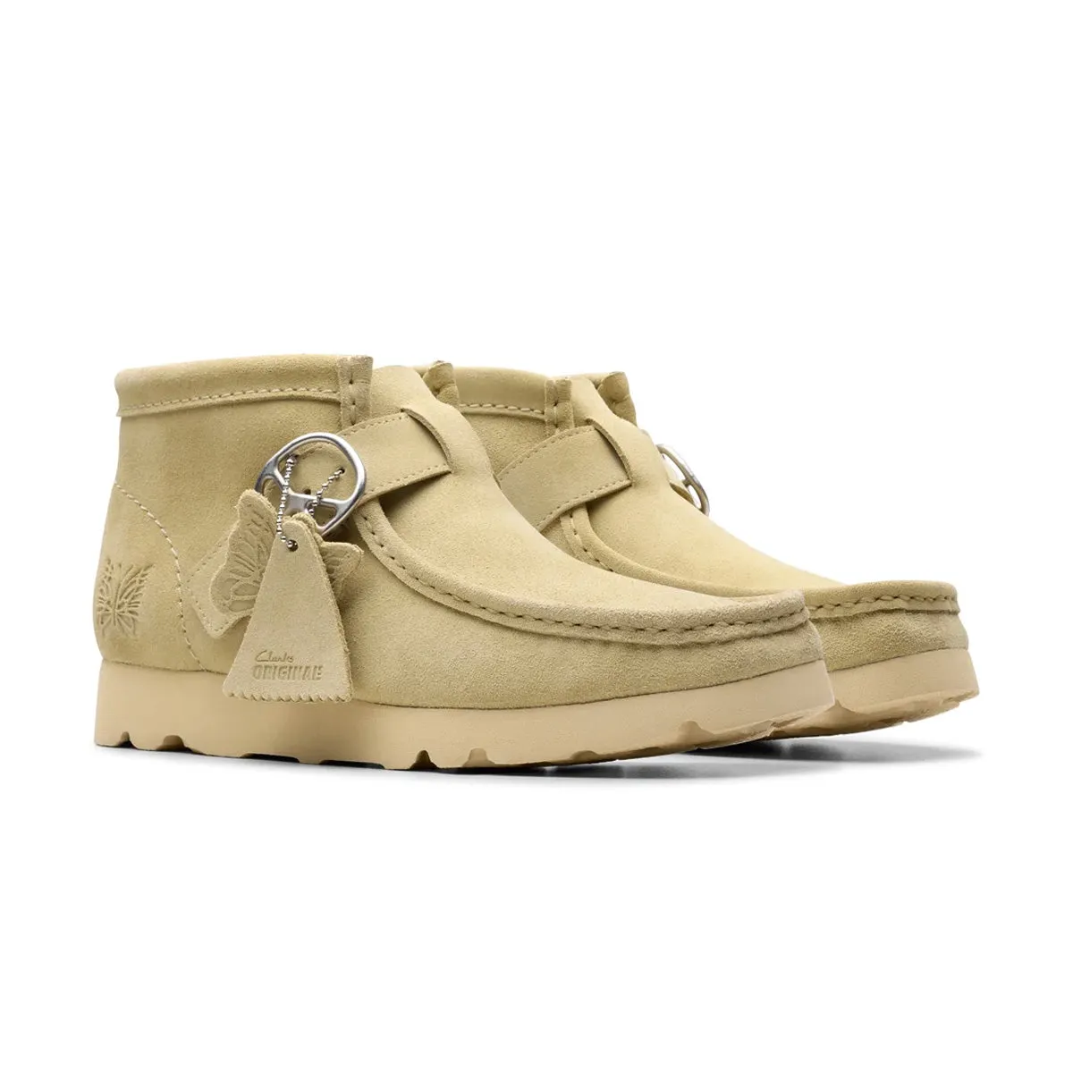 runners - specific benefits   NEEDLES Walla Strap Boot 'Maple Suede'