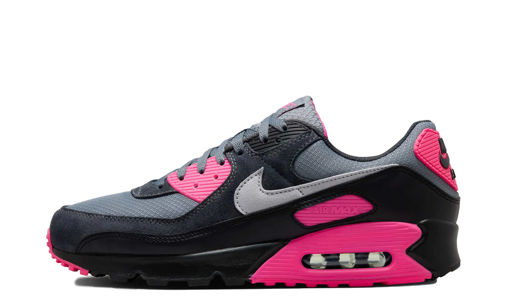 AIR MAX 90 "WOLF GREY HYPER PINK" Uphill propulsion