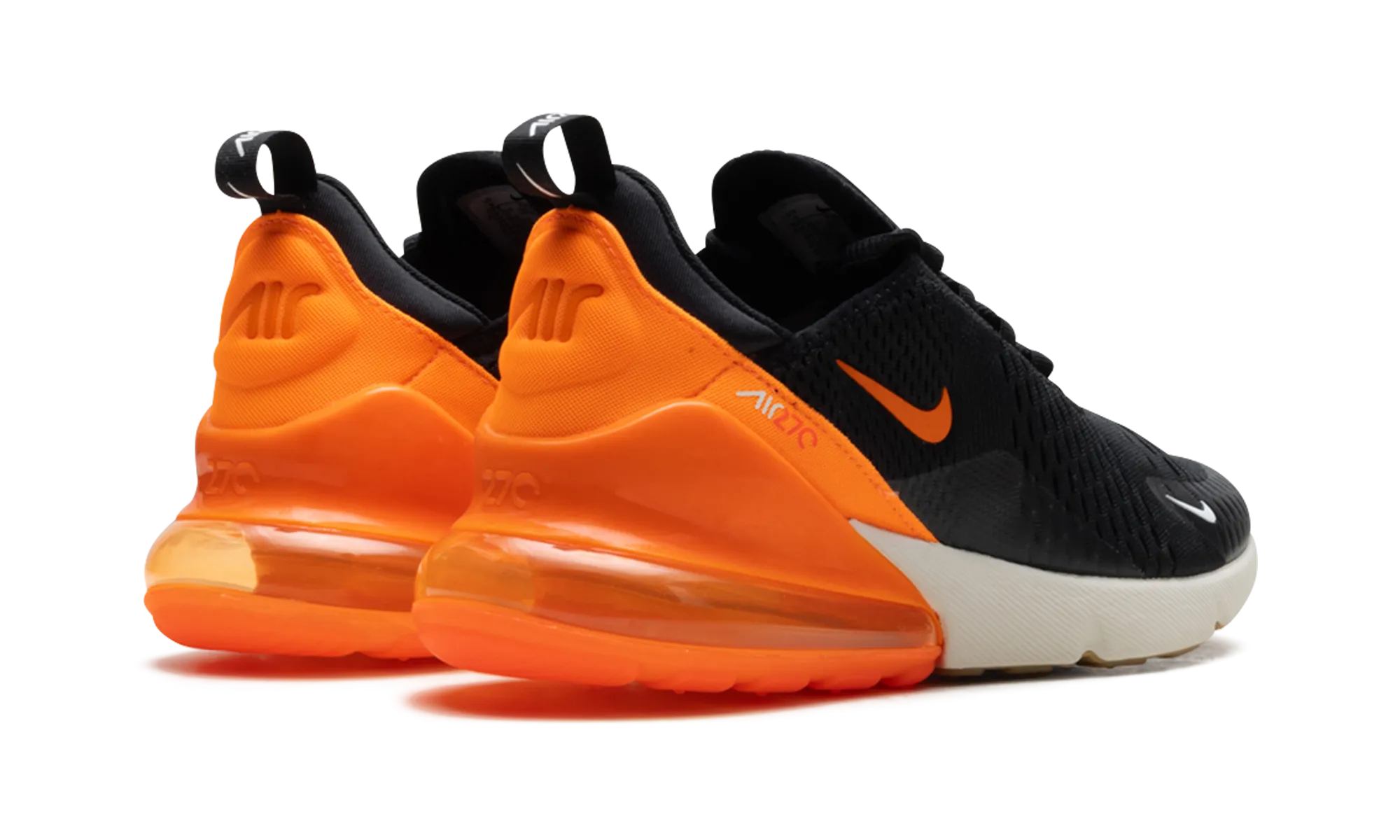 leather - lining shoes international - themed running gear Air Max 270 "Black/Total Orange-Bright Crimson"