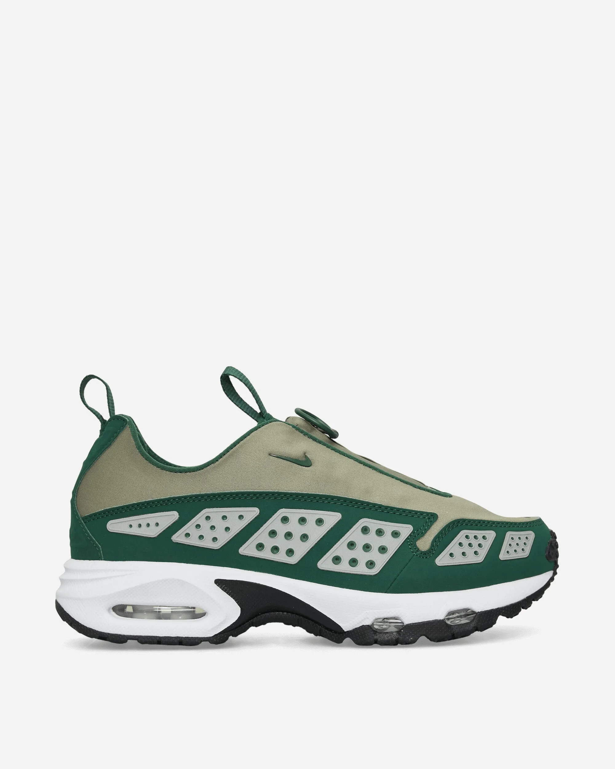 Bouncy Cushioning Women's Air Max SNDR Sneakers Light Army / White