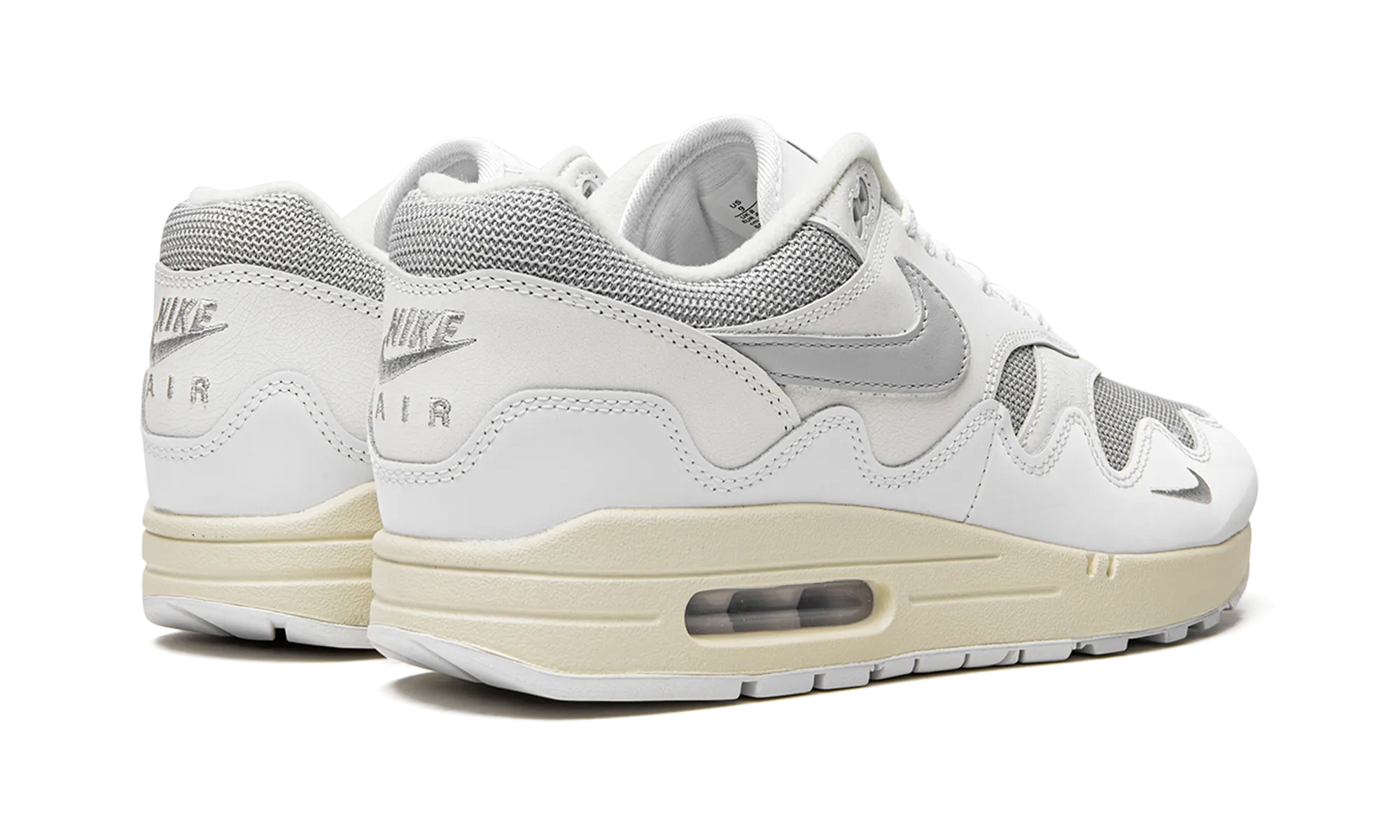 triple - strap shoes herringbone outsole shoes Air Max 1 "Patta - Waves White"