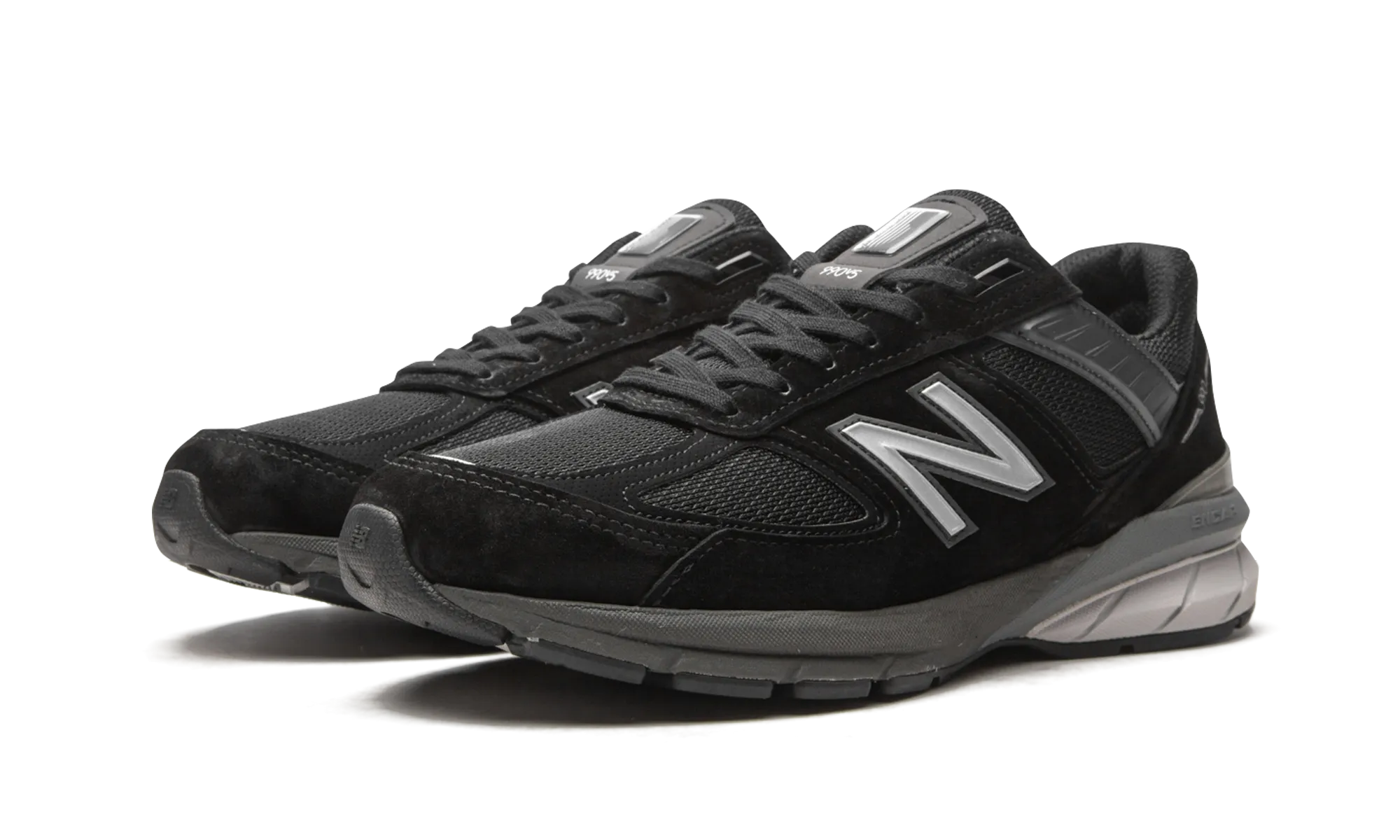 990 "BLACK/SILVER" rubber - finish - design shoes