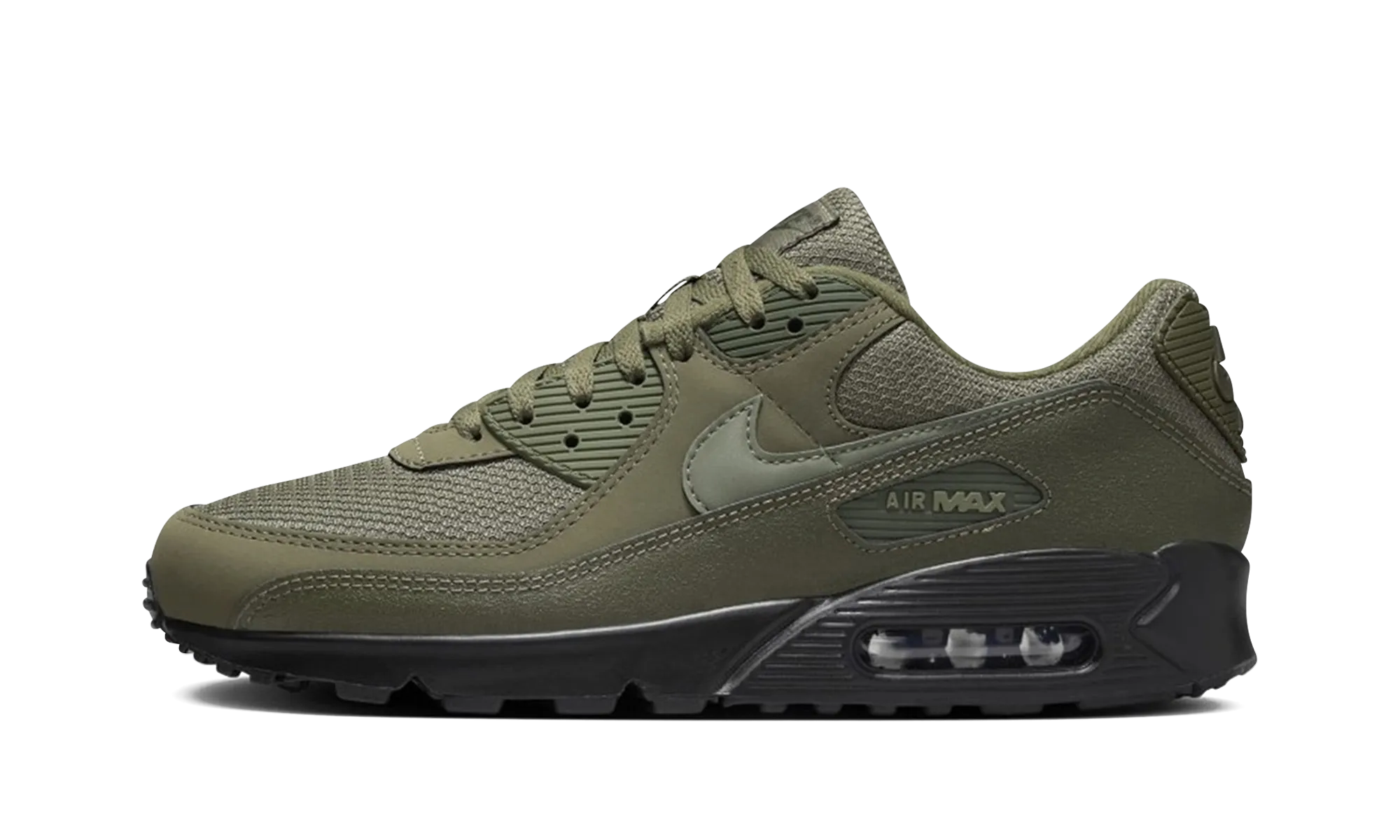 running clubs trendy - style shoes Air Max 90 "Reflective Swoosh Medium Olive"