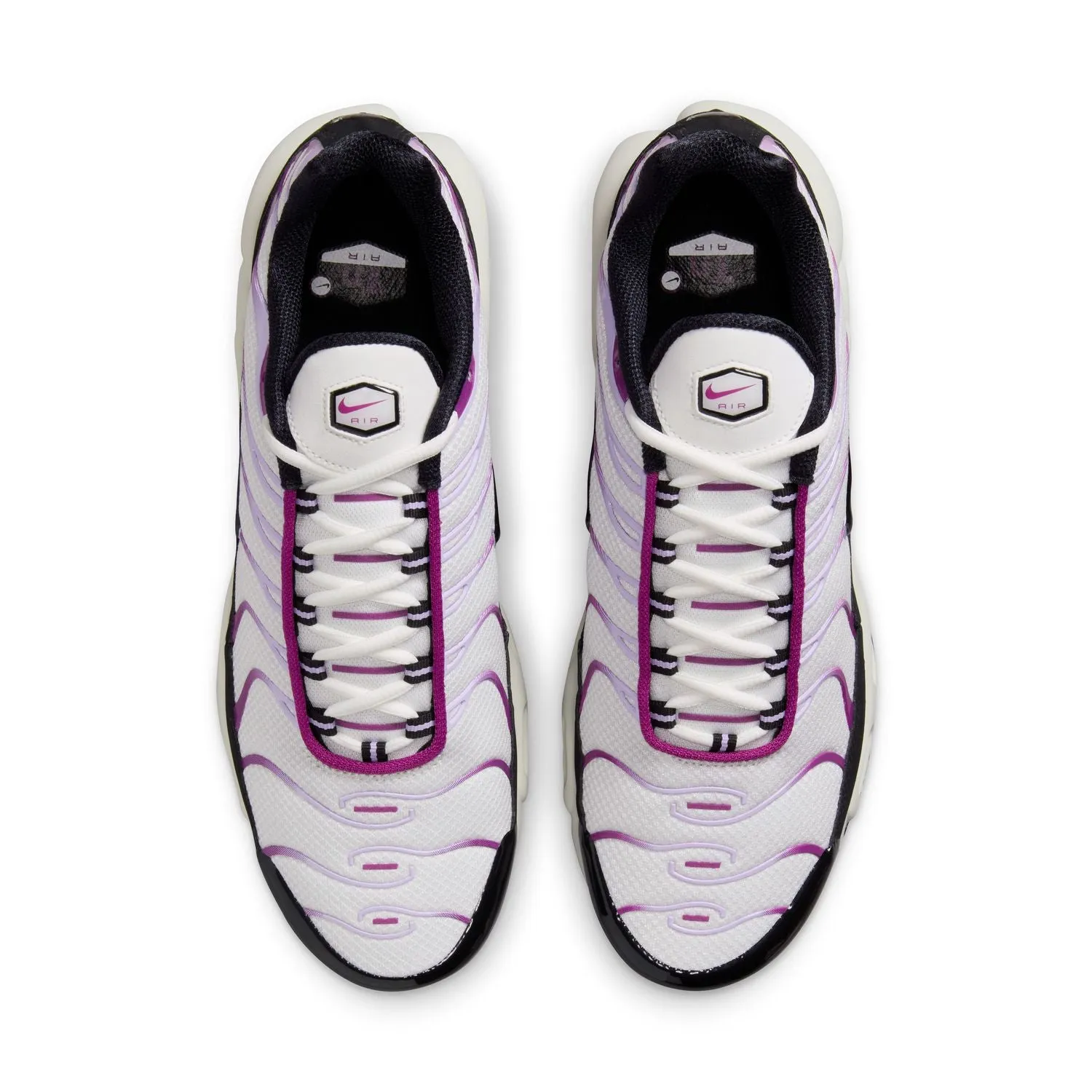 Air Max Plus 'Black Purple White' All-Weather Performance Shock-absorbent cushioning
