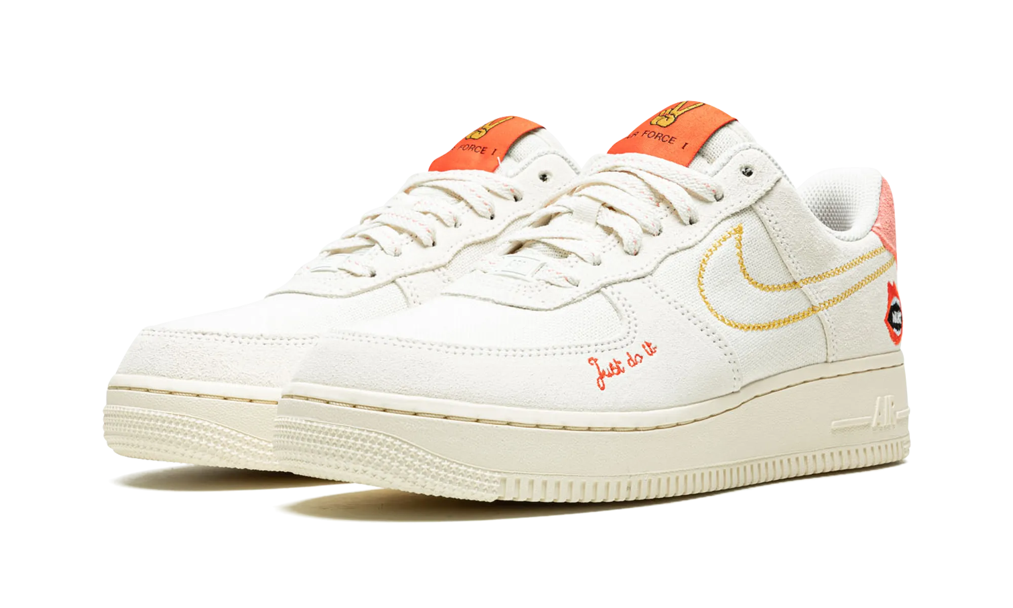 AIR FORCE 1 '07 MNS WMNS "Rock n' Roll" Foot Control Breathable Edge