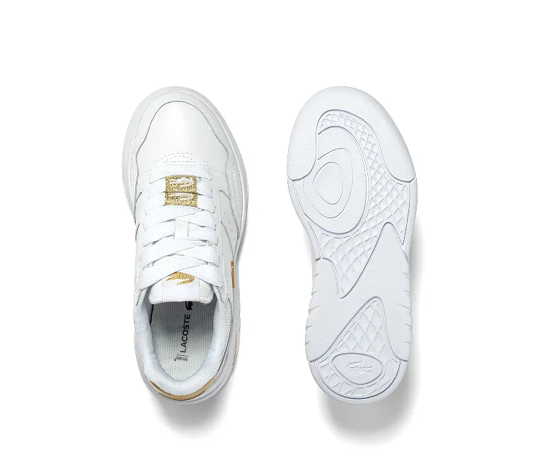 Stylish Option Women's Lacoste Game Advance LX 123 1 (White/Gold)