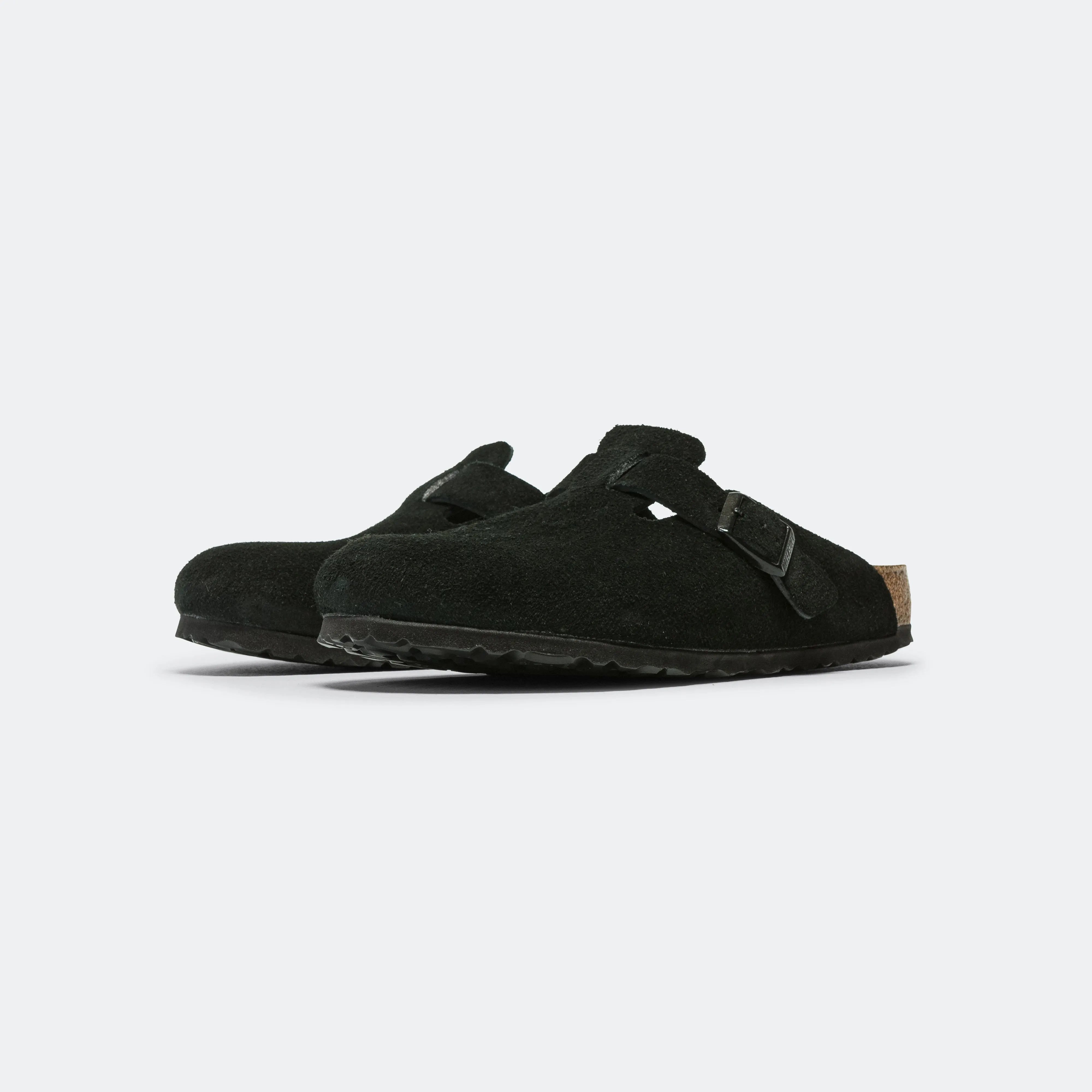 Padded Straps Off Duty Boston SFB - Black Suede Leather