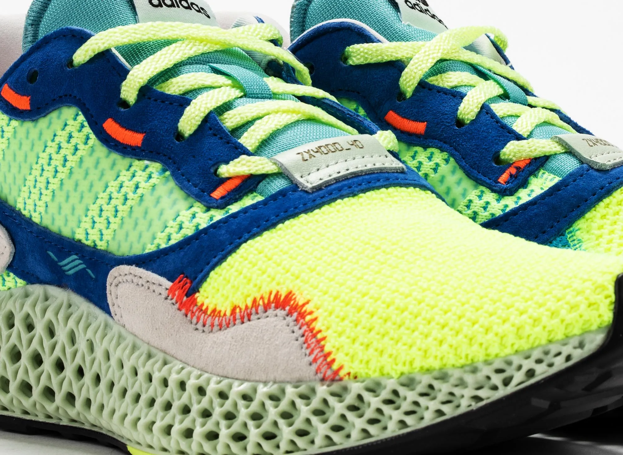 Fit Virtual Step adidas ZX 4000 4D 'Easy Mint'