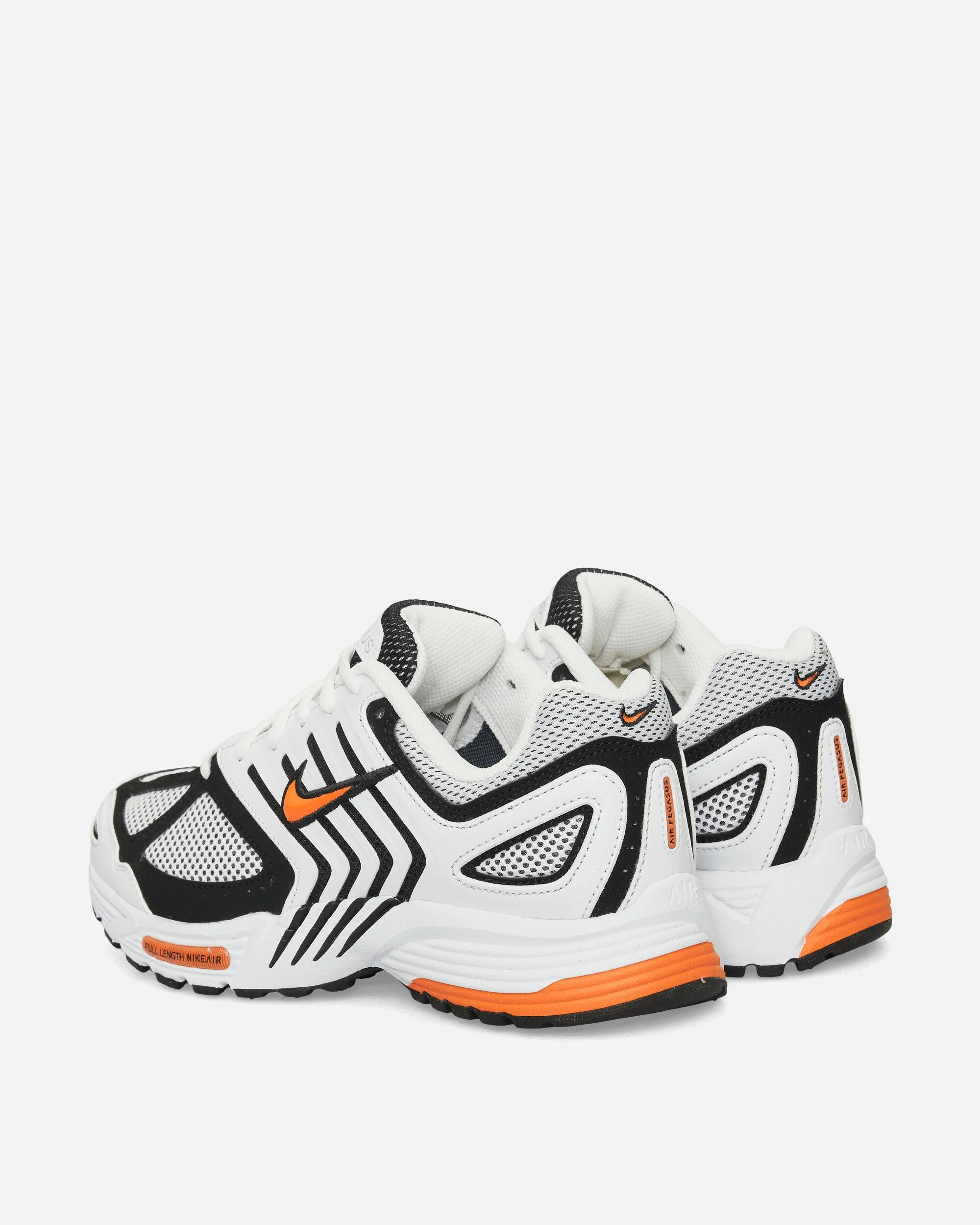 Air Pegasus 2005 Sneakers White / Safety Orange Flexible Outsole Design Tear Resistant Mesh