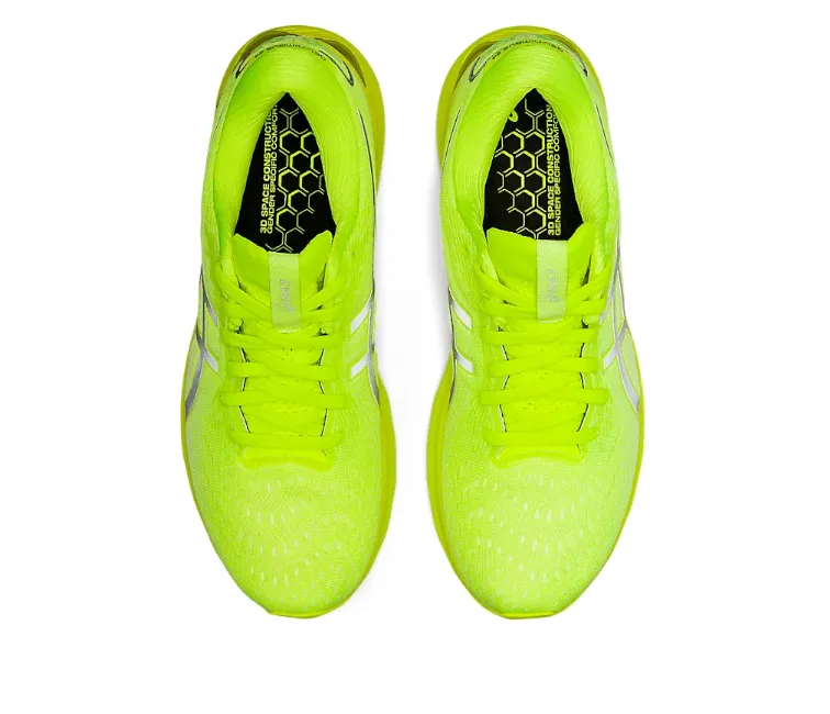 PaddedTongue Bendable Outsole Men's Asics Gel Nimbus 24 Lite-Show (Safety Yellow)