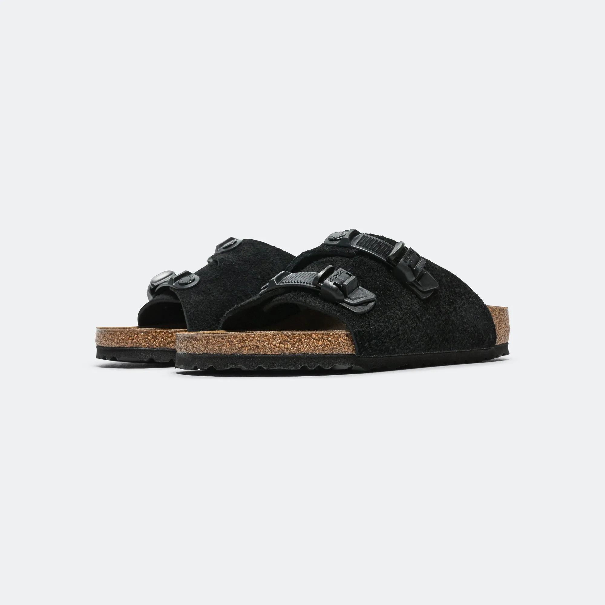 Zurich Tech - Black Suede Leather Smooth Surface