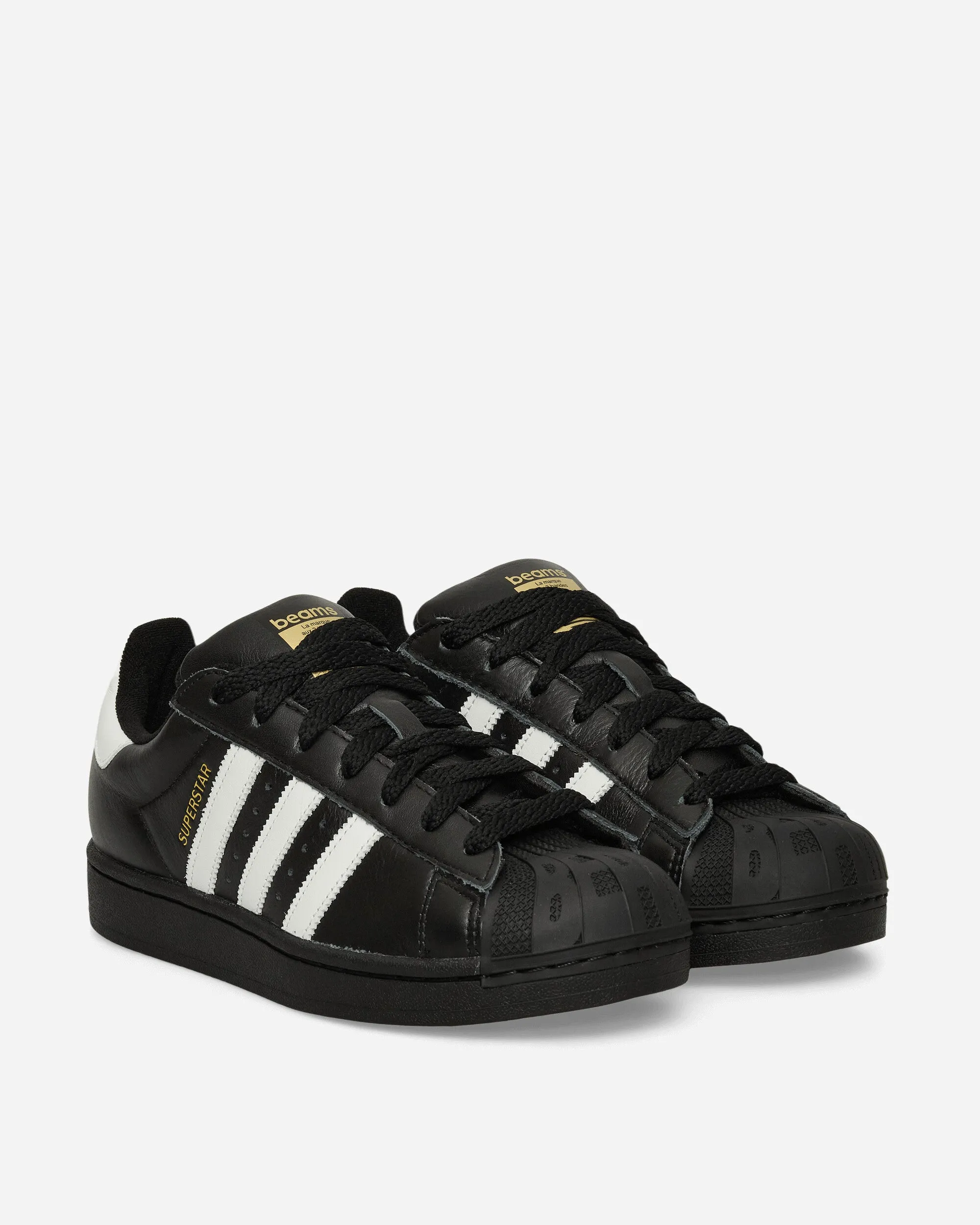 BEAMS Superstar Sneakers Core Black / White Flattering wear Back friendly