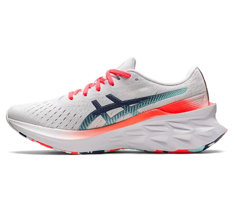 Women's Asics Novablast 2 (White/Coral) Slip Vibe