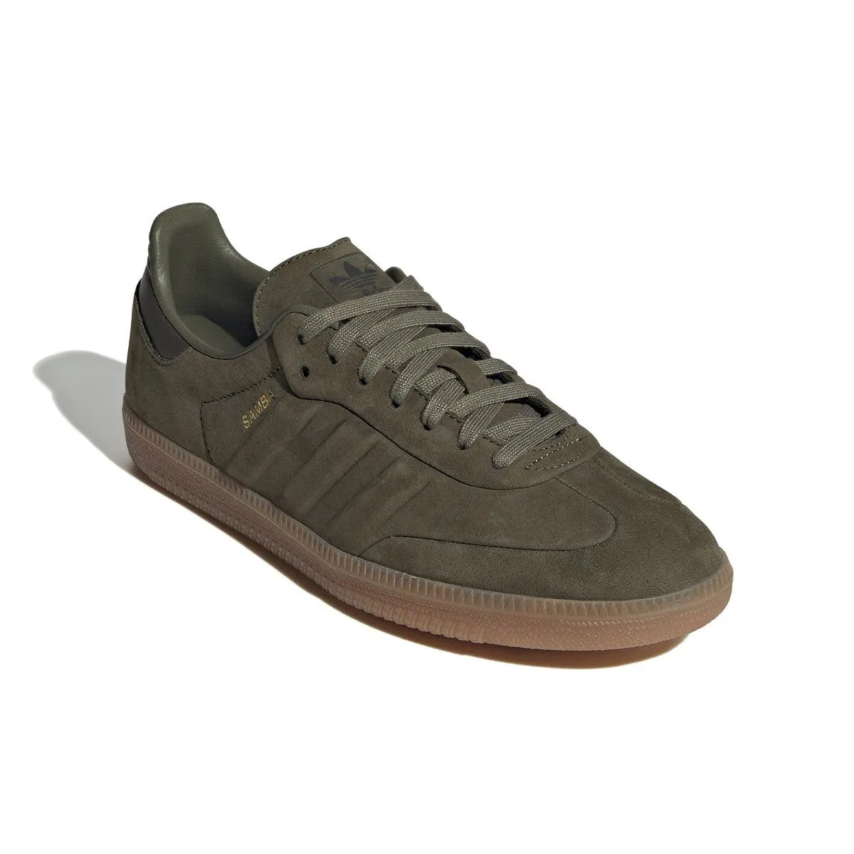Samba 'Olive Gum' Streamlined silhouette Fashion-Forward Look