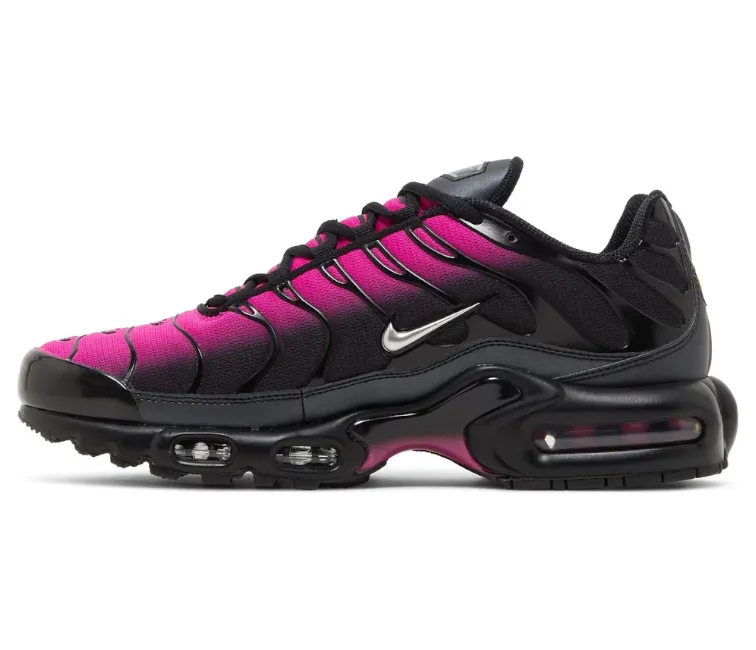 Sock Like Fit Tech Commuter Style Men's Nike Air Max Plus TN (Pink Deadpool)