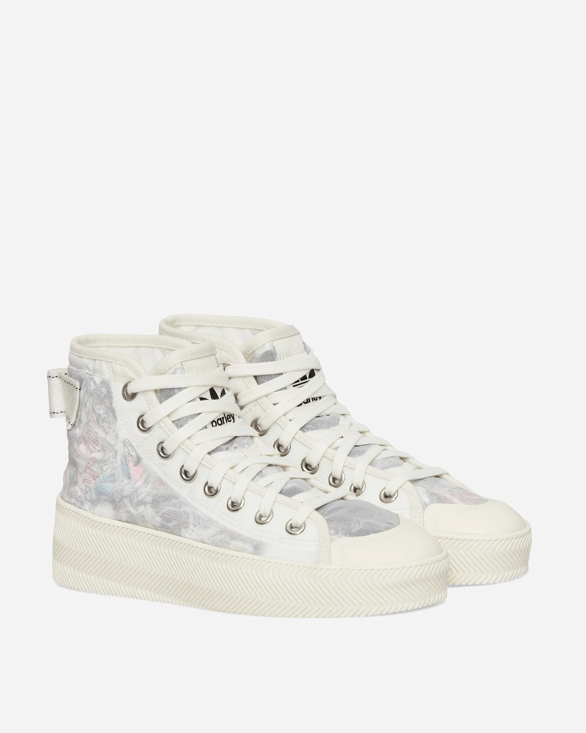 Dual Density Cushioning Compact Design Parley Nizza Hi Sneakers White