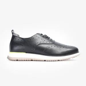 Fadano - Caliber - Black Fine Stitching Comfortable Walk