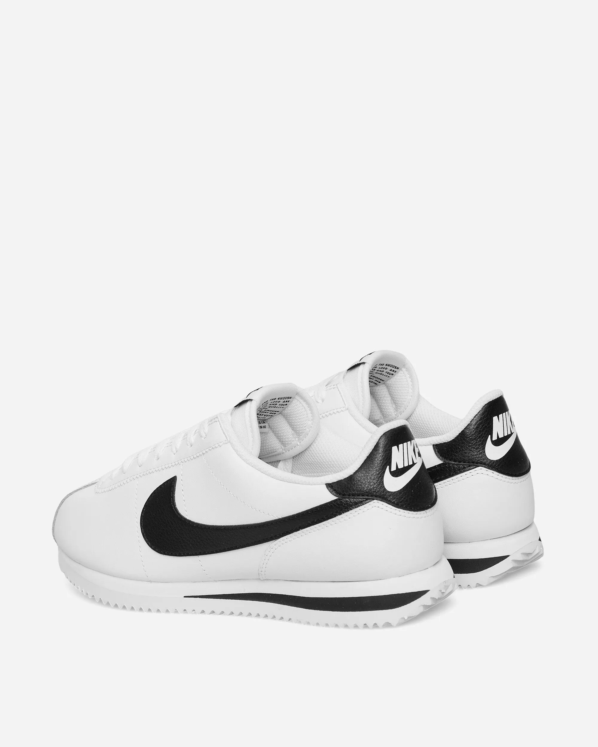 Flexible Cortez Leather Sneakers White / Black