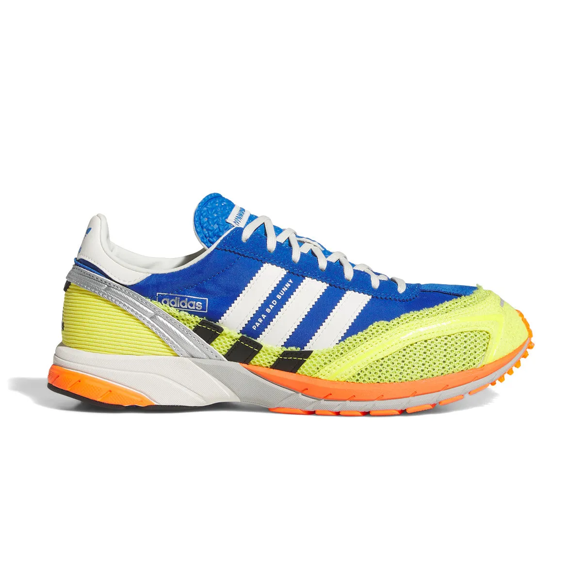 Seamless performance   Bad Bunny Adizero SL 72 'Blue Shock Yellow'