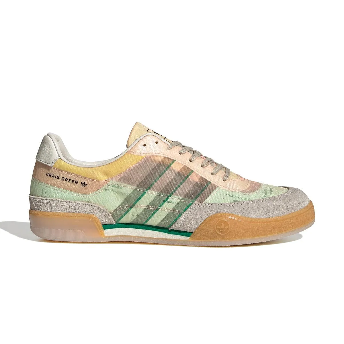   Craig Green Squash Polta AKH 'Cream Bold Green' Functional shock absorption