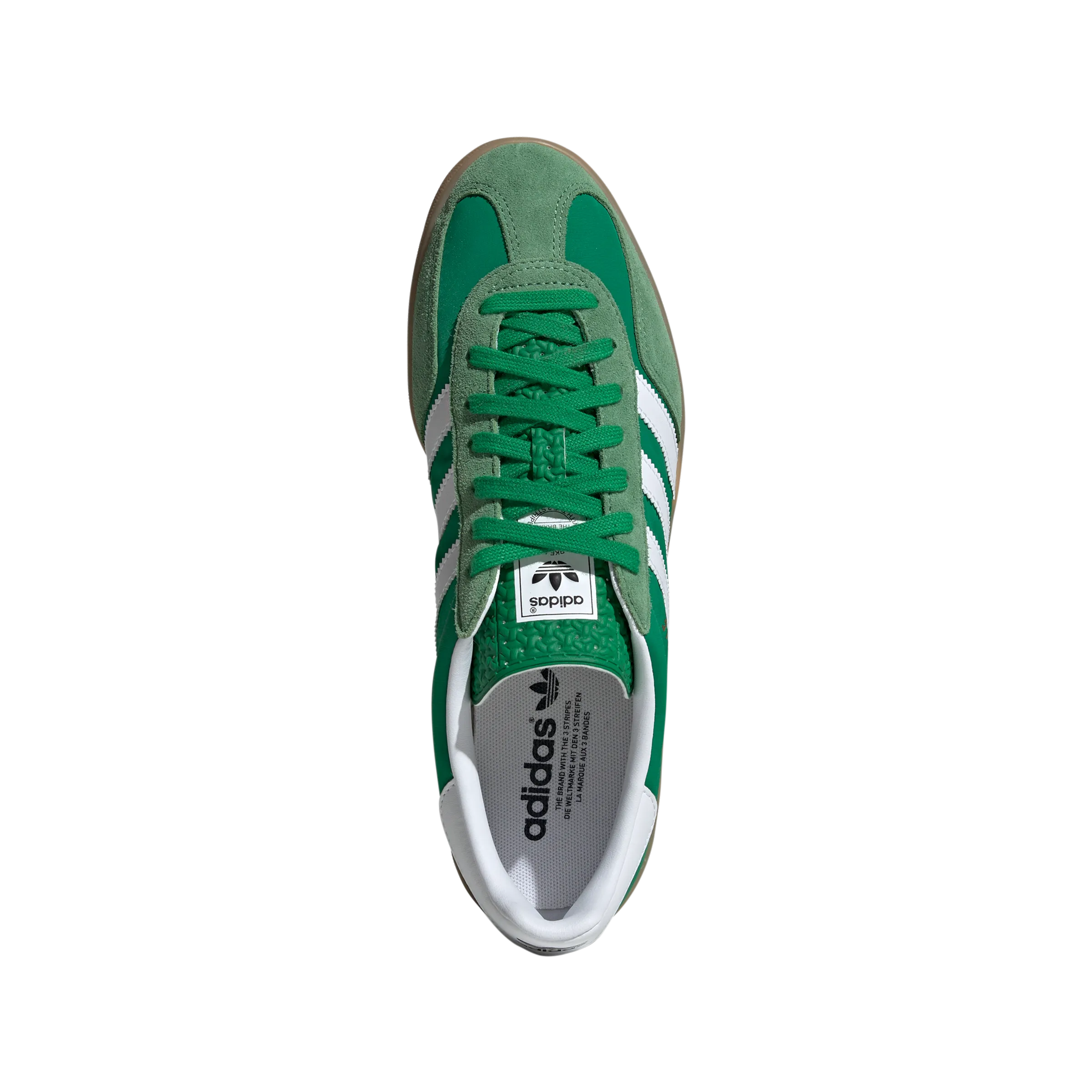 Gazelle Indoor 'Green White' sporty - style ankle - high