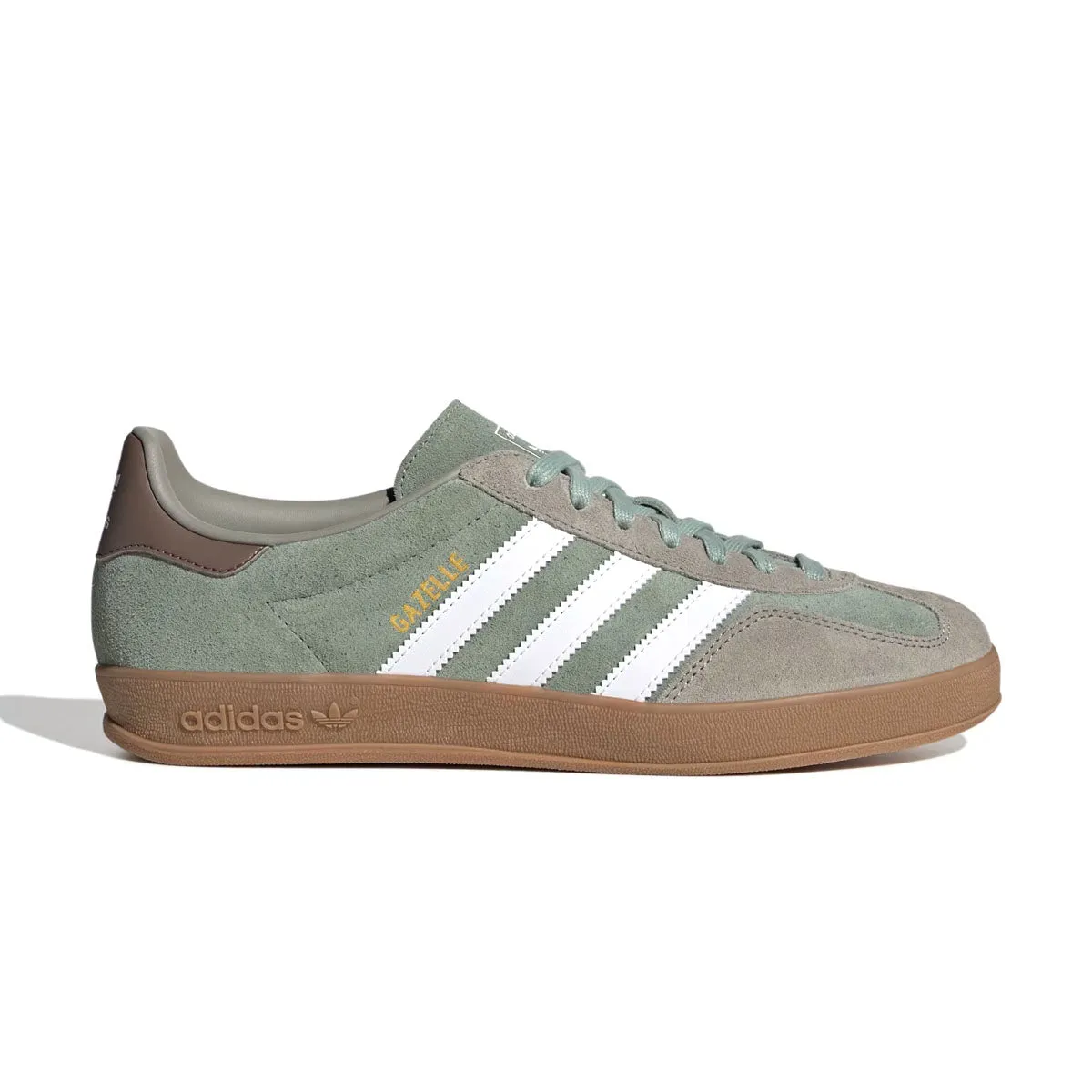 Gazelle Indoor 'Silver Pebble Silver Green' Street Chic Trend-setting sole