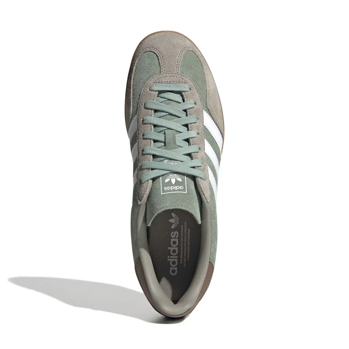 Gazelle Indoor 'Silver Pebble Silver Green' Glam shock absorption