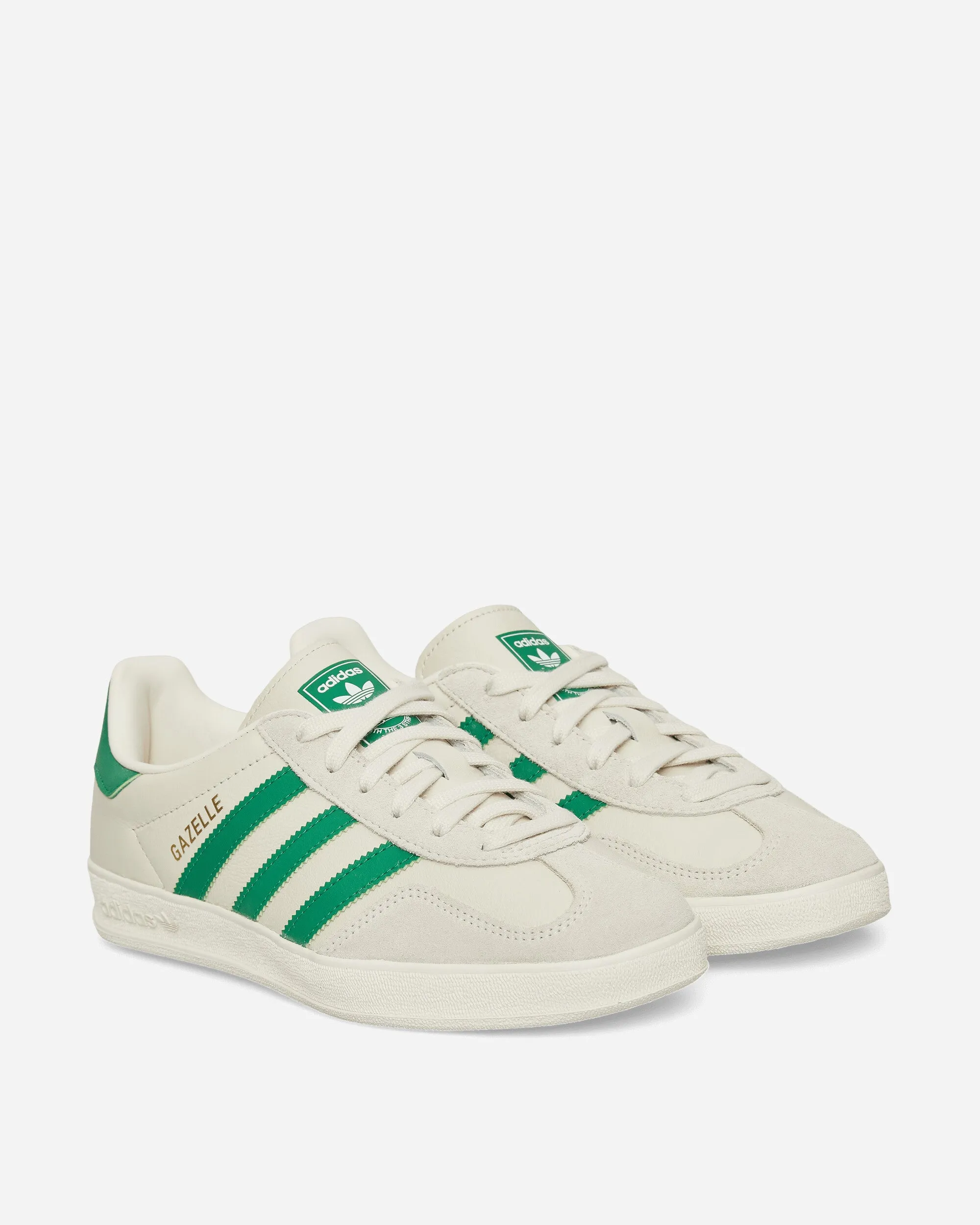 High   Top Gazelle Indoor Sneakers Chalk White / Green