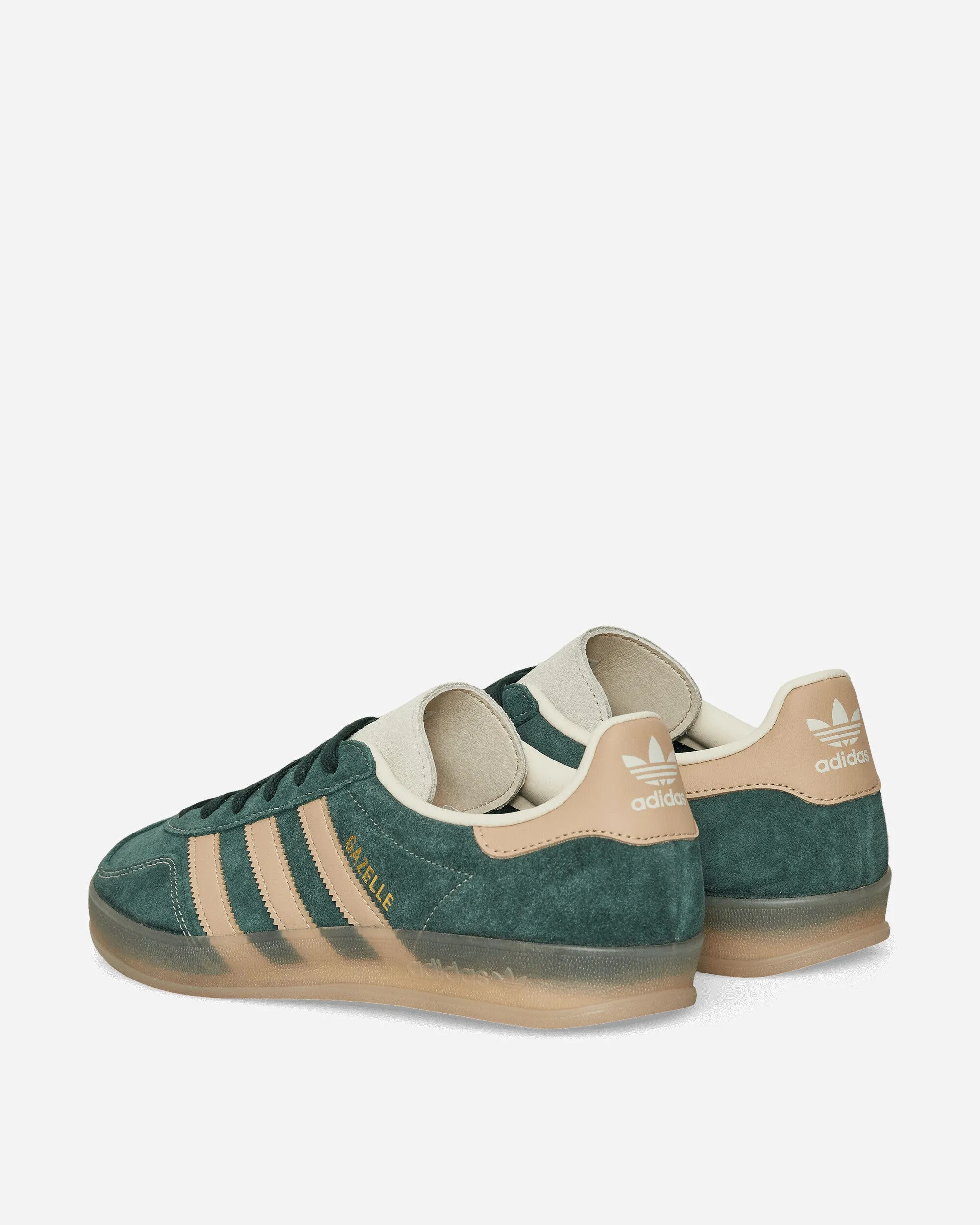 Stable Heel Counter Quick Walk Gazelle Indoor Sneakers Shadow Green / Warm Sandstone
