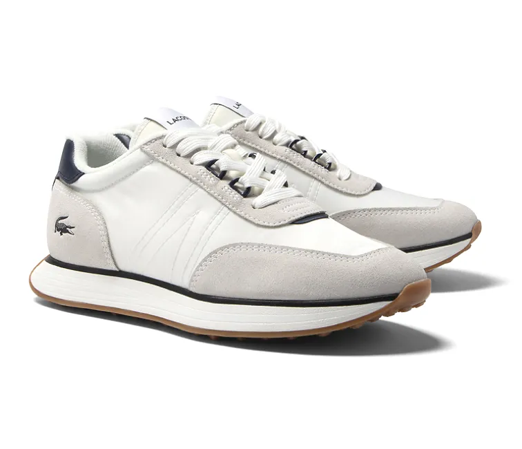 Men's Lacoste L-Spin 123 1 SMA (White/Navy) Flex grooves