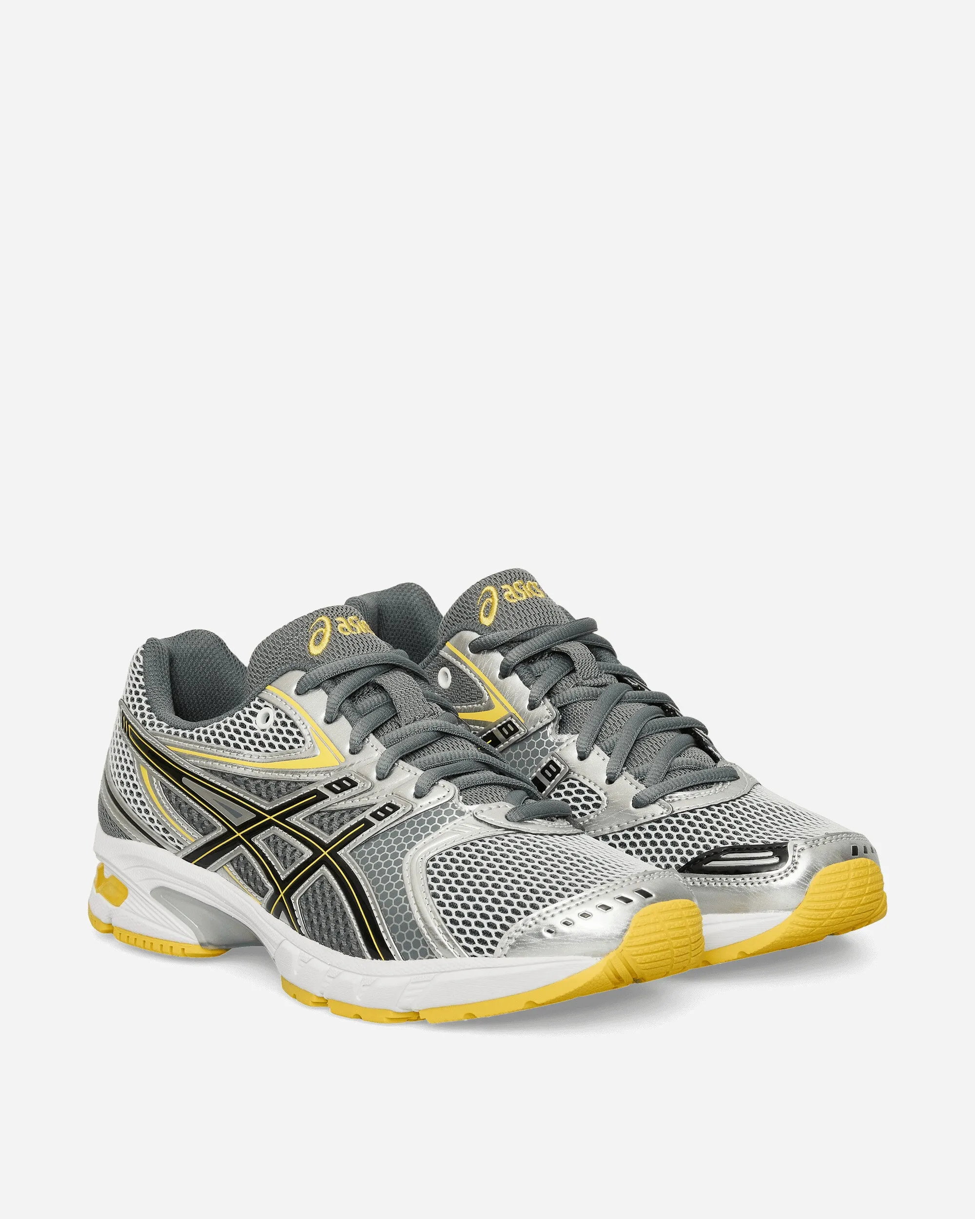 GEL-DS Trainer 14 Sneakers White / Tai-Chi Yellow Recycled Rubber Outsole Reinforced Eyelet Durability
