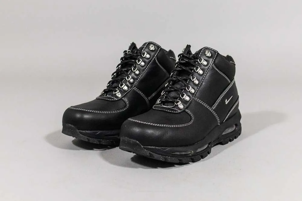 Nike Air Max Goadome Premium 'Black' sunny day running shoe condition
