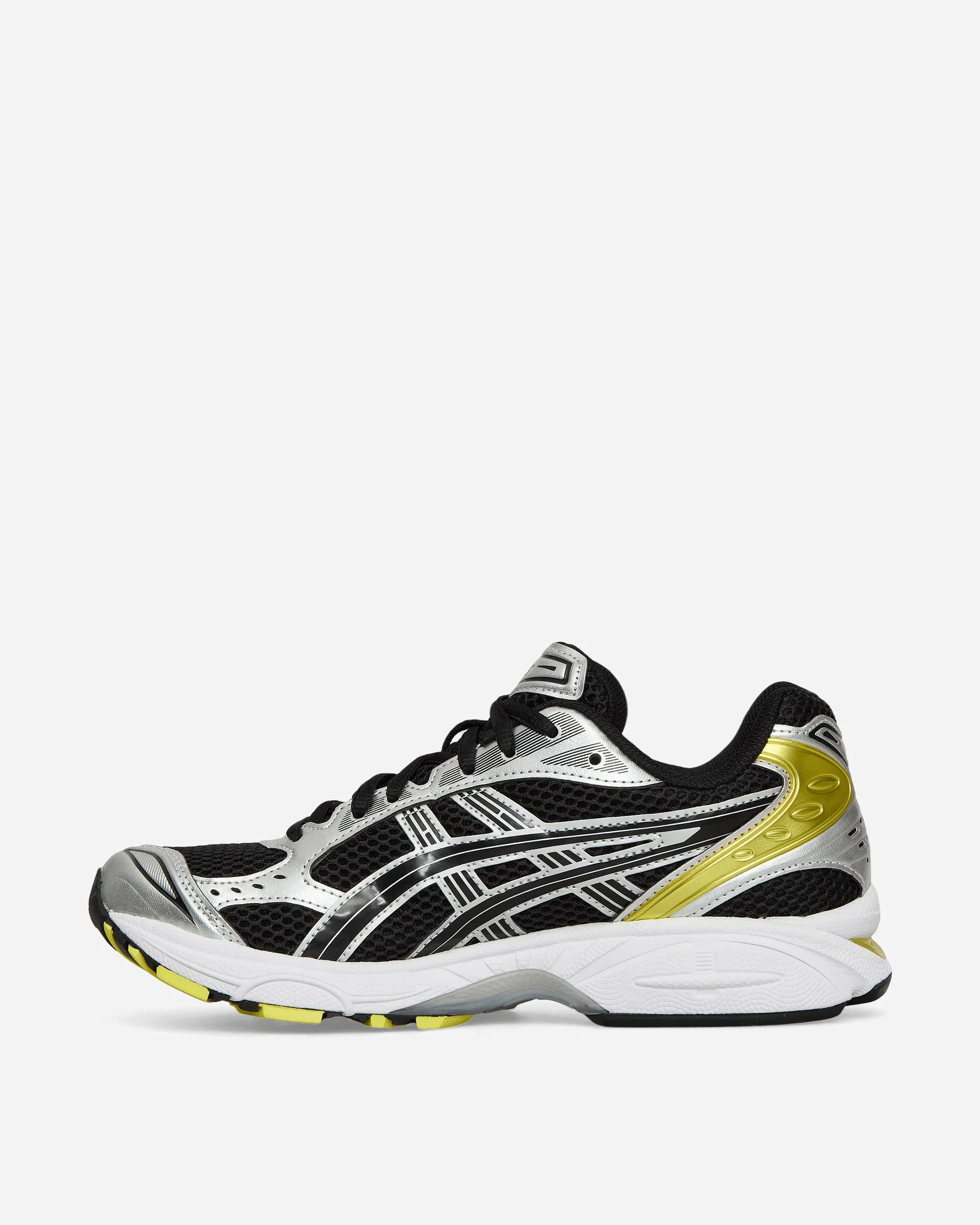Non Slip Heel Foot Motion GEL-Kayano 14 Sneakers Black / Lemon Spark