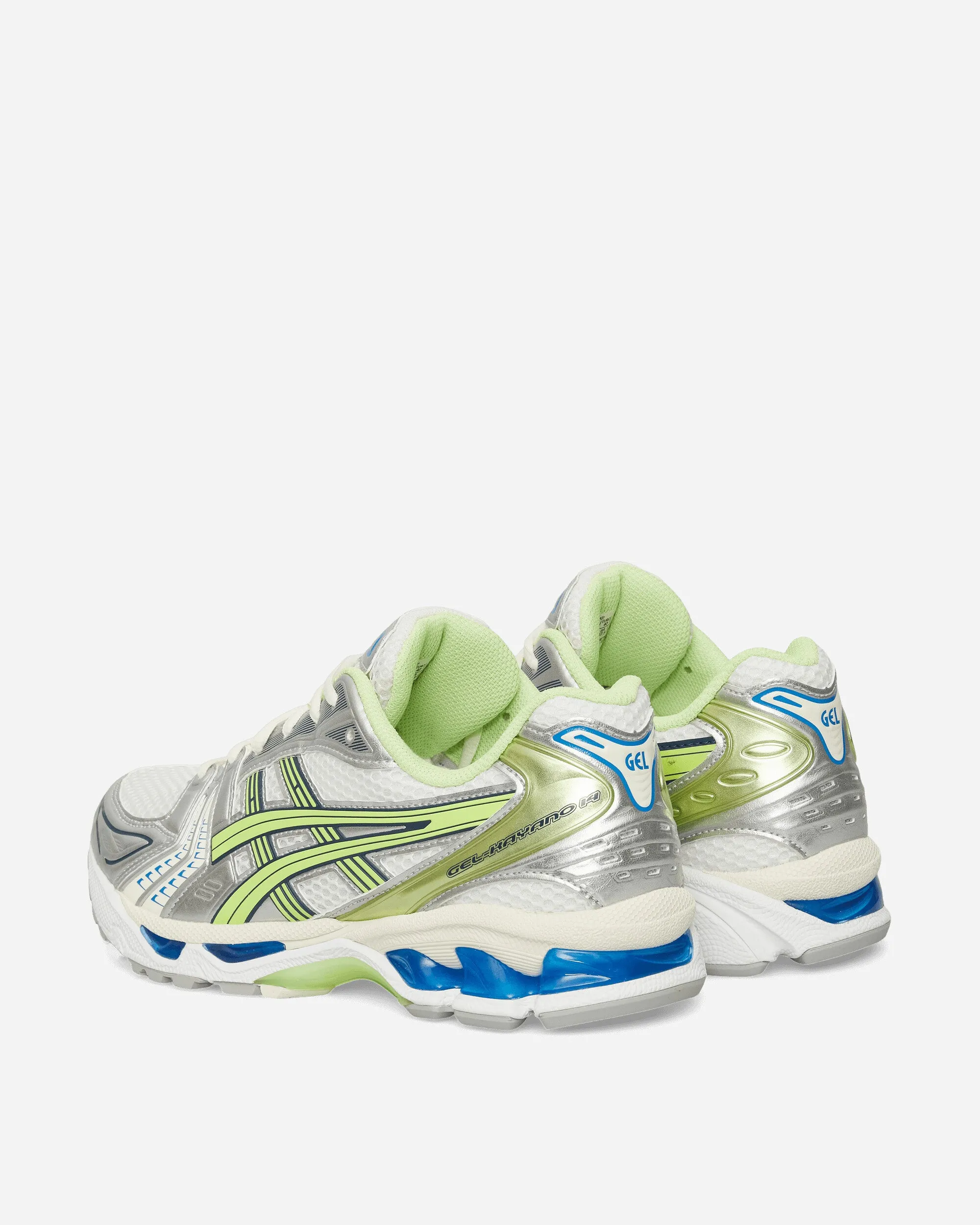 Breathable Airflow Design GEL-Kayano 14 Sneakers White / Lime Green