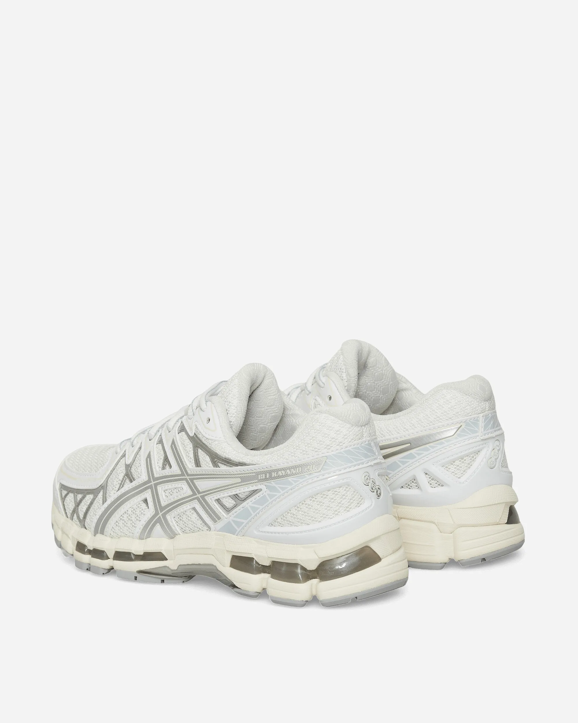 Flex Forged Sole Design Sports Precision GEL-Kayano 20 Sneakers White / Pure Silver