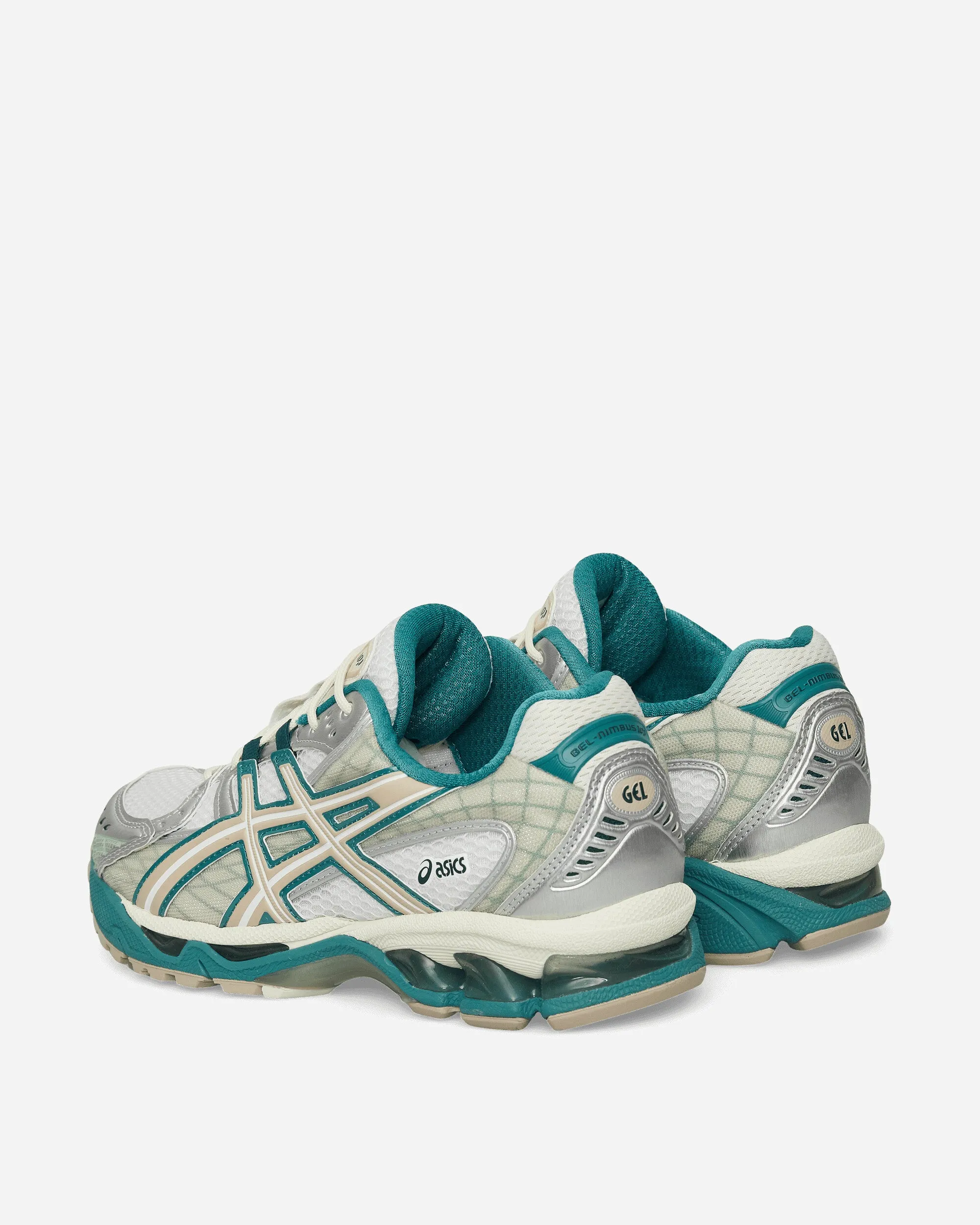 GEL-Nimbus 10.1 Sneakers White / Rainy Lake Classy ease Flat Lace