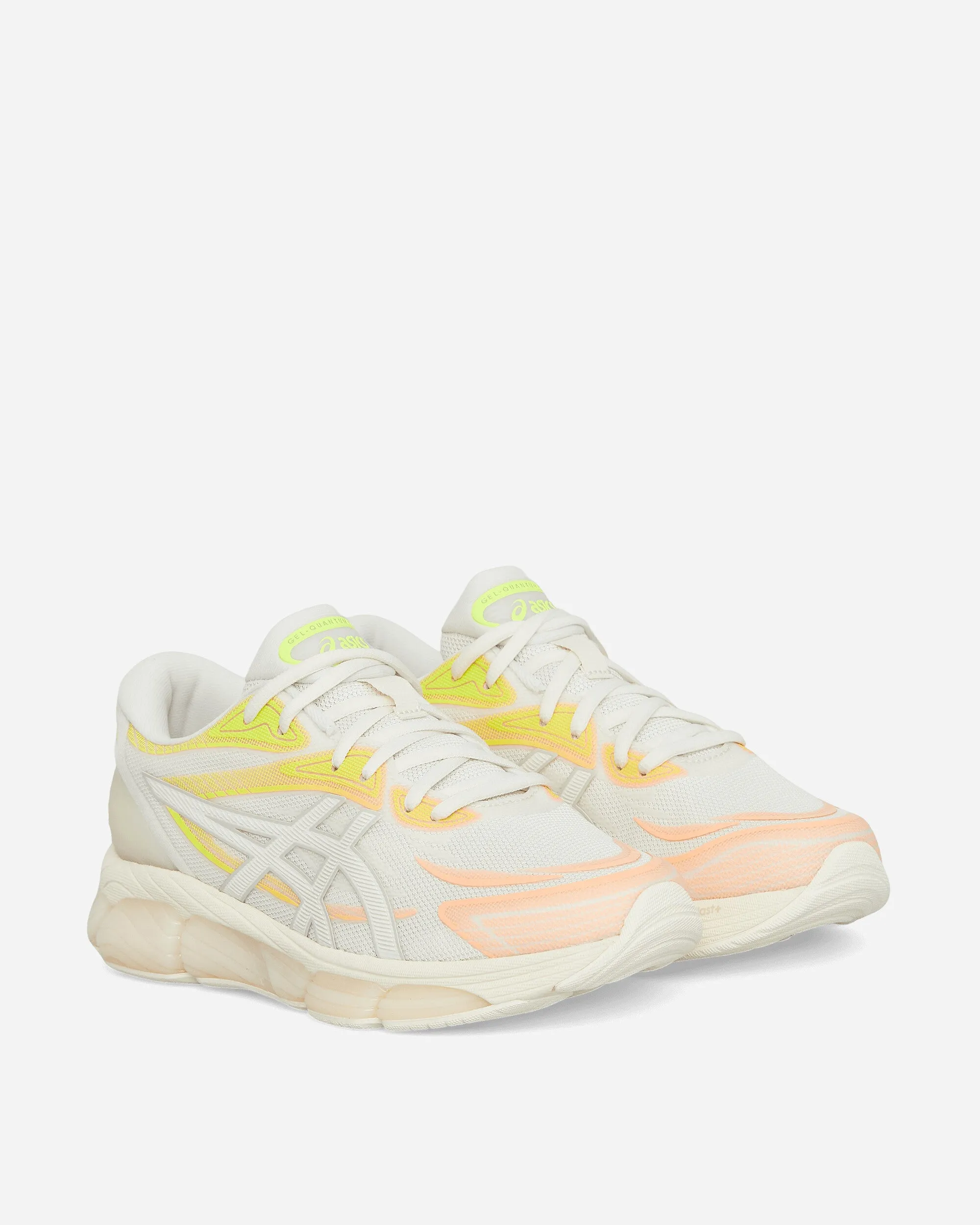 GEL-Quantum 360 VIII Paris Sneakers Cream / Safety Yellow Thermoplastic Reinforcement